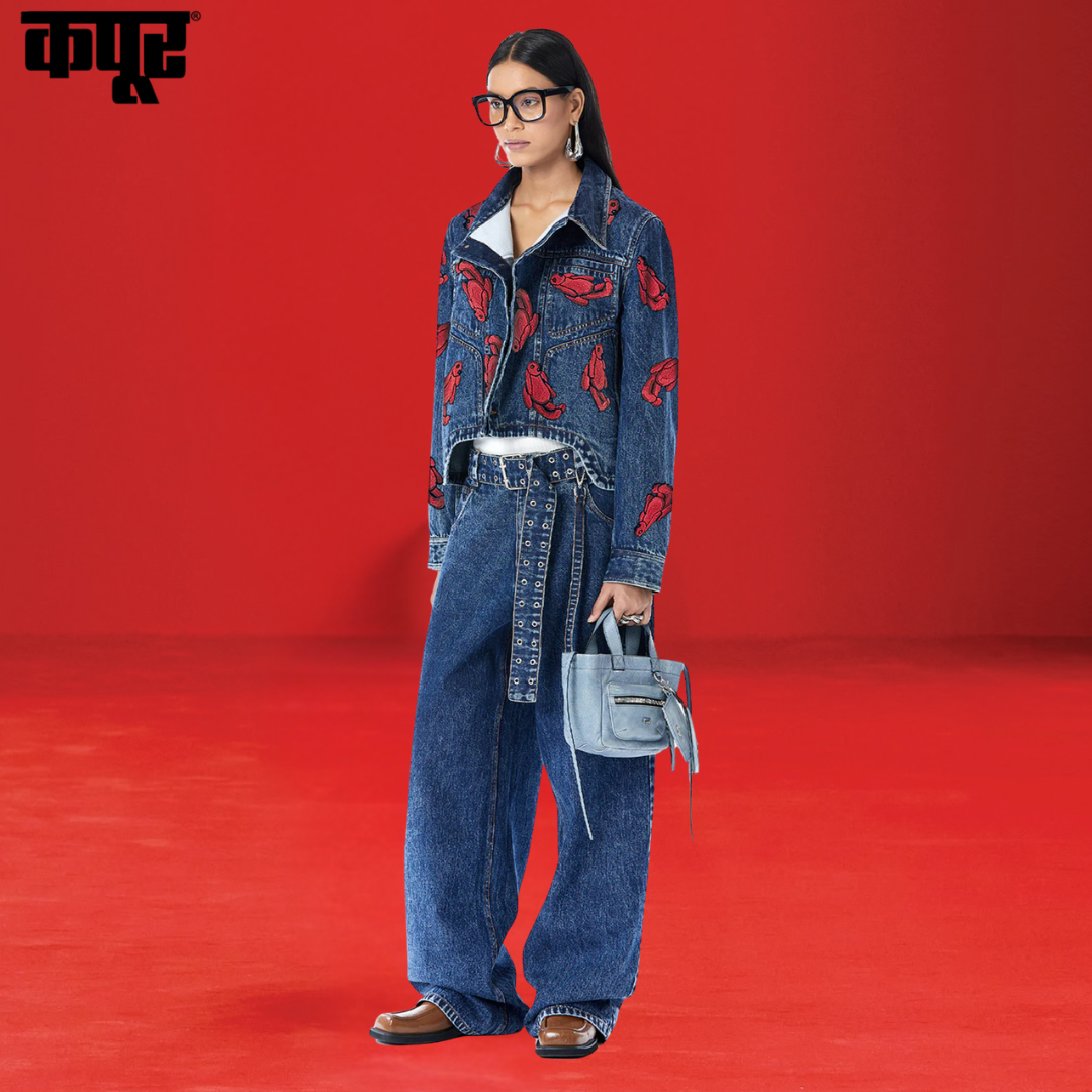 Handcrafted Bunny Jeans with Belt