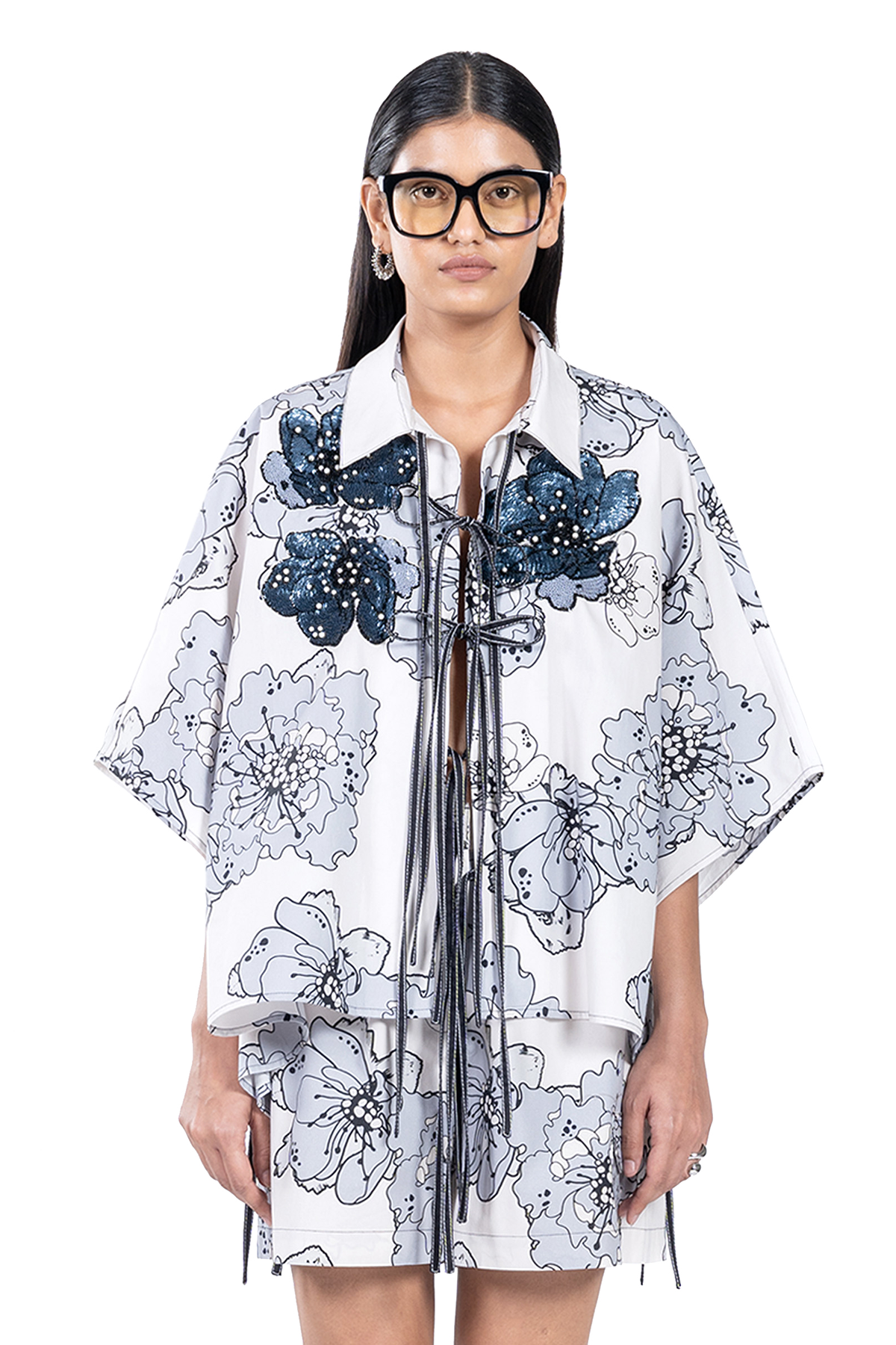 HANDCRAFTED KAFTAN TIE-UP CO-ORD SET