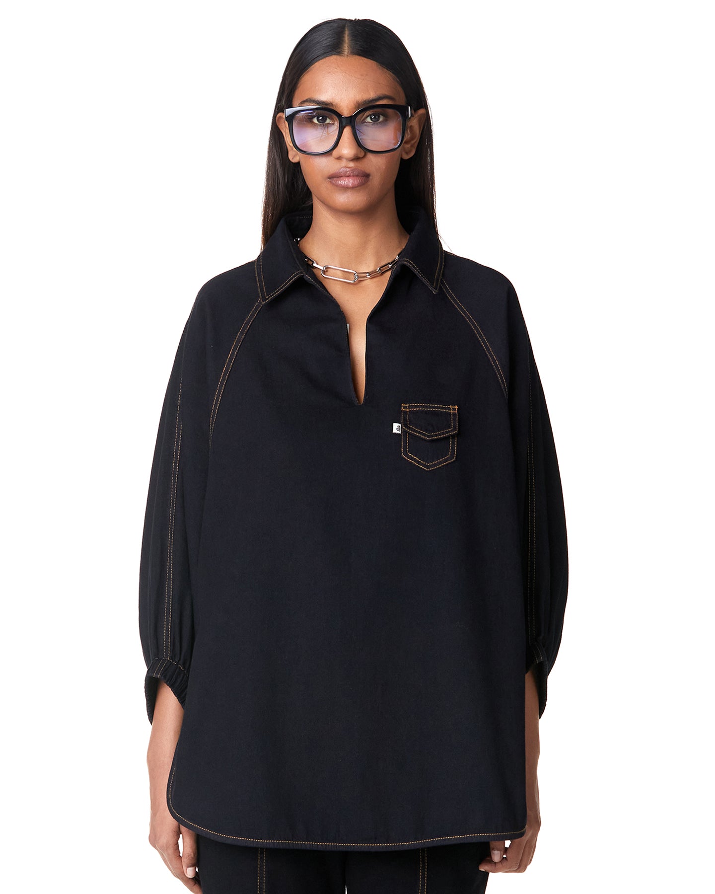 Safari Polo Batwing Shirt
