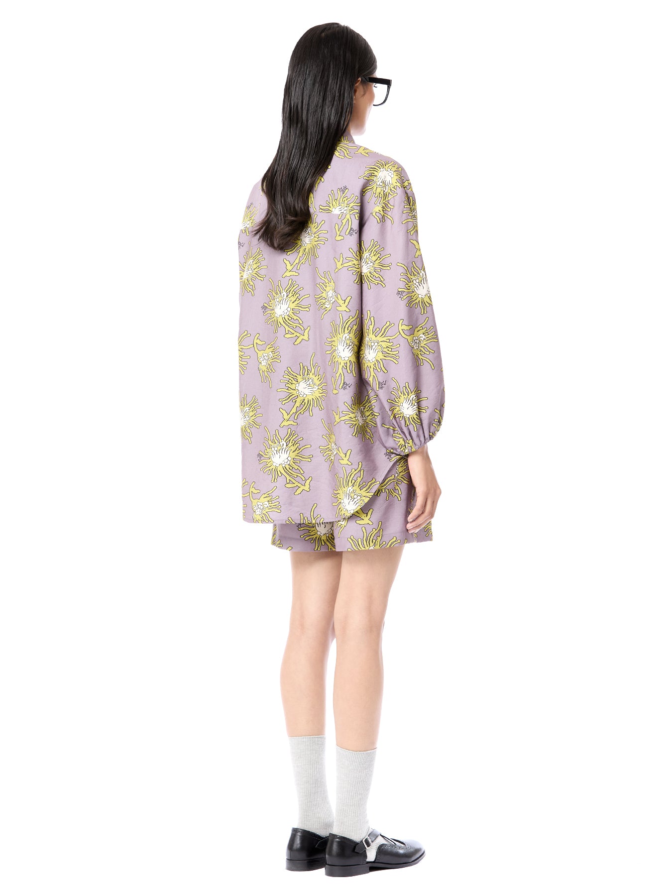 Oversized Luminous Tie-up Co-Ord Set
