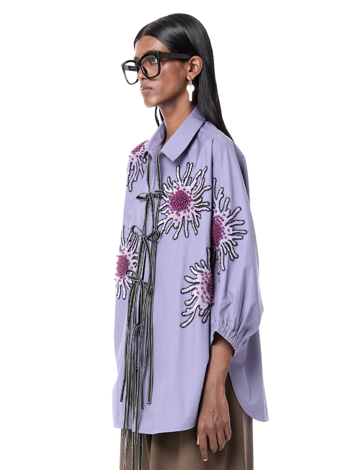 Handcrafted Luminous Batwing Shirt