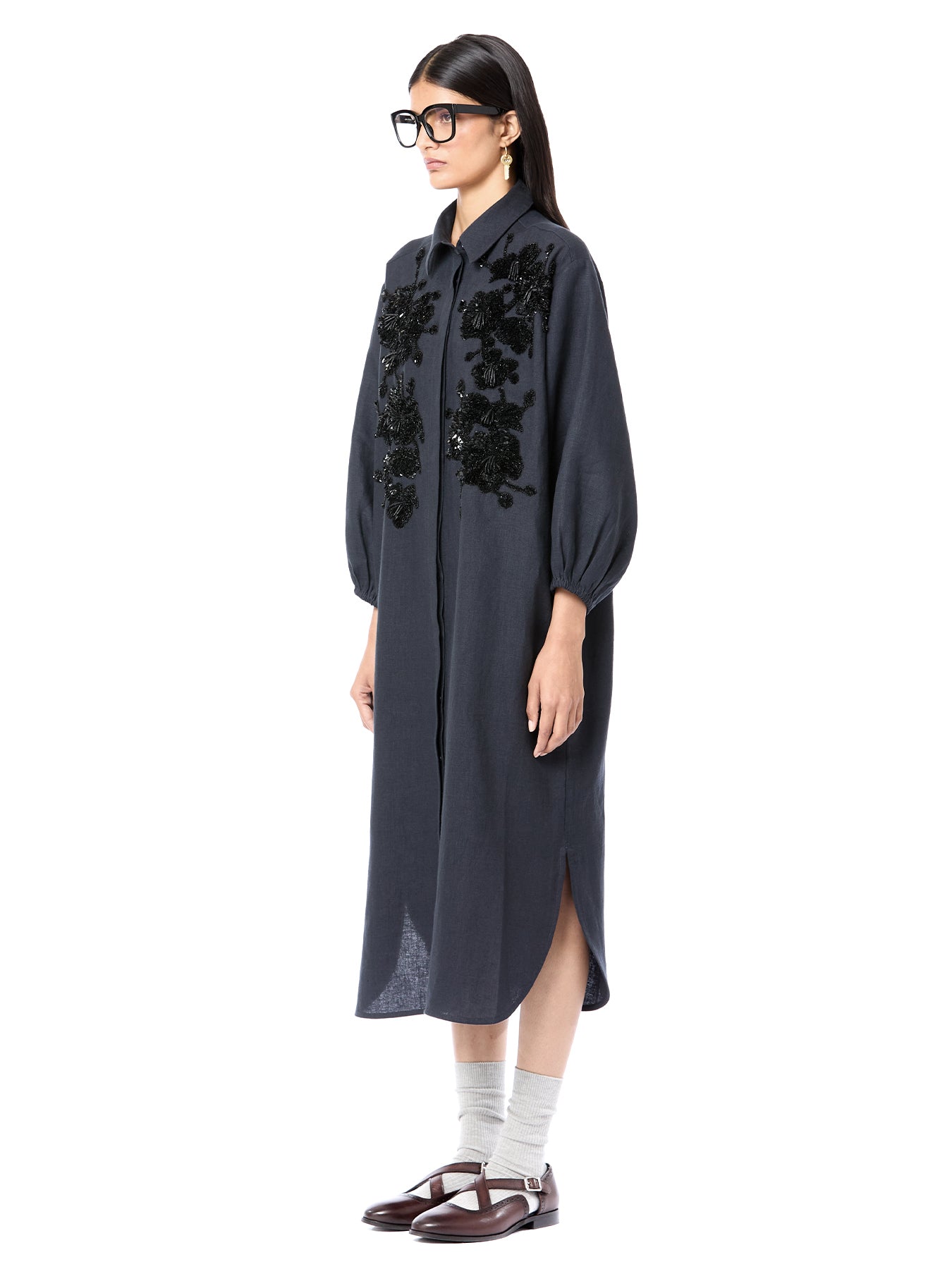 Double Fresco Shirt Dress