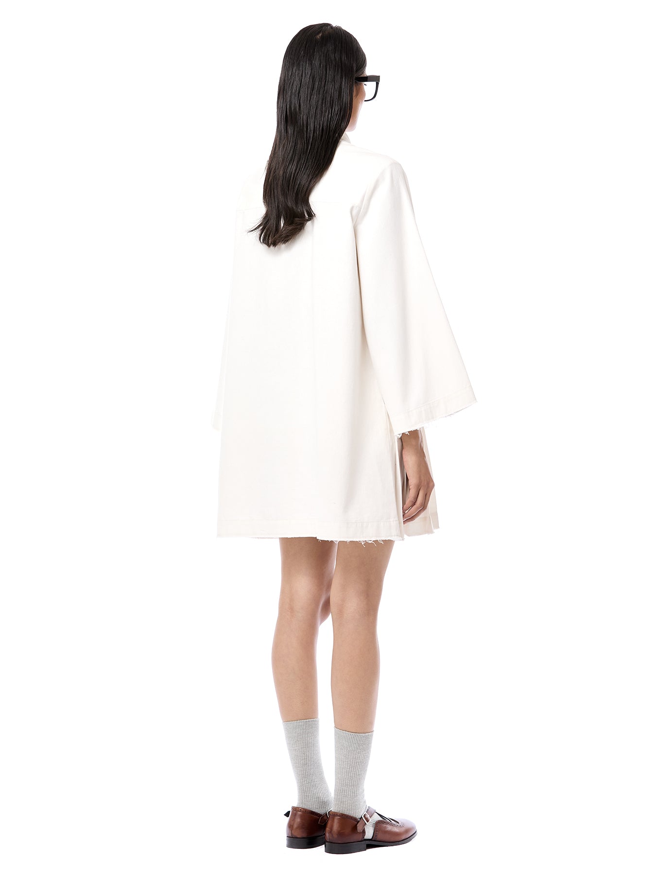 Handcrafted Pleated Shirt Dress