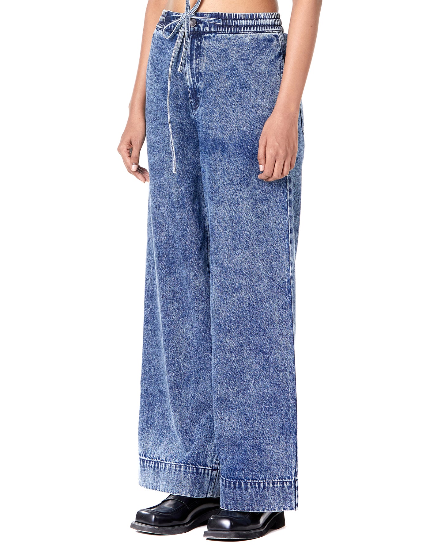Cropped Wide-Leg Jeans