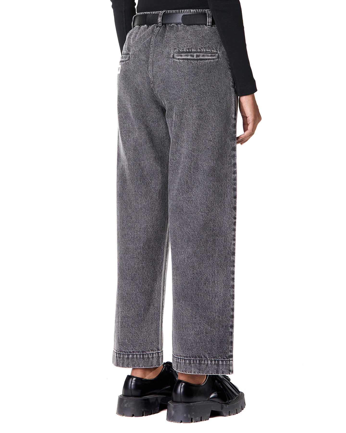 Cropped Wide-Leg Jeans