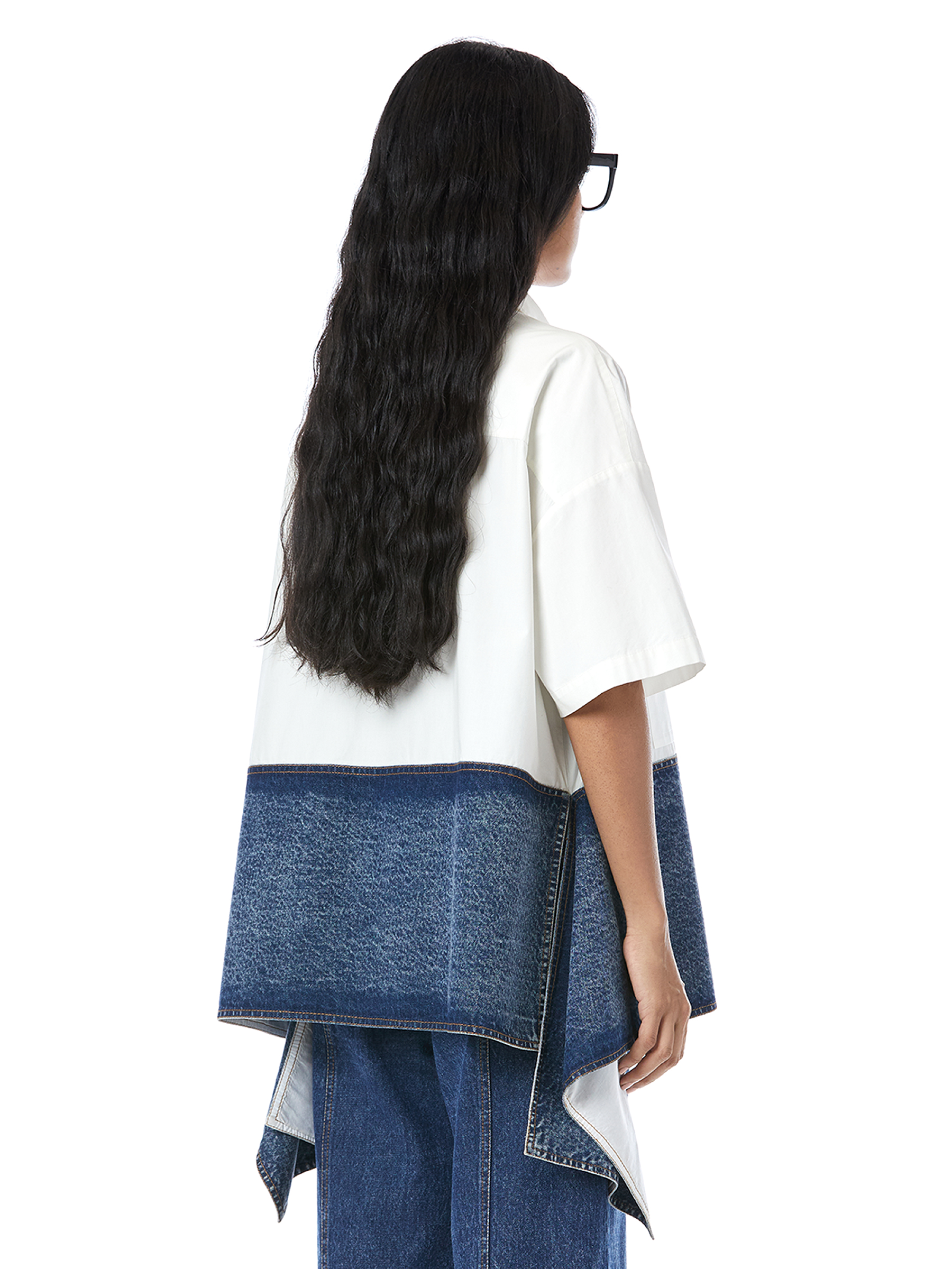 PANELED OVERSIZED SHIRT