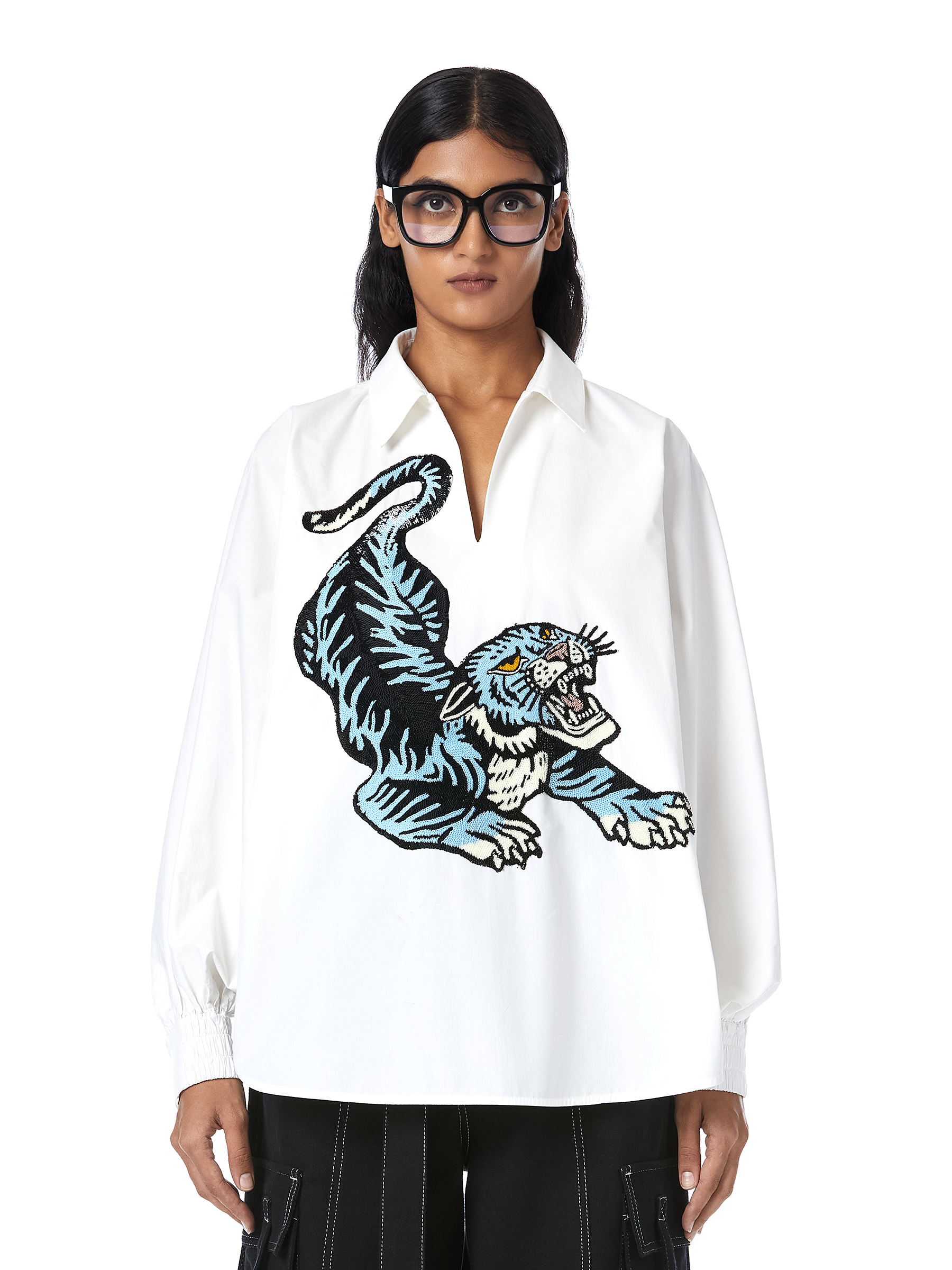 HANDCRAFTED POLO BATWING SHIRT