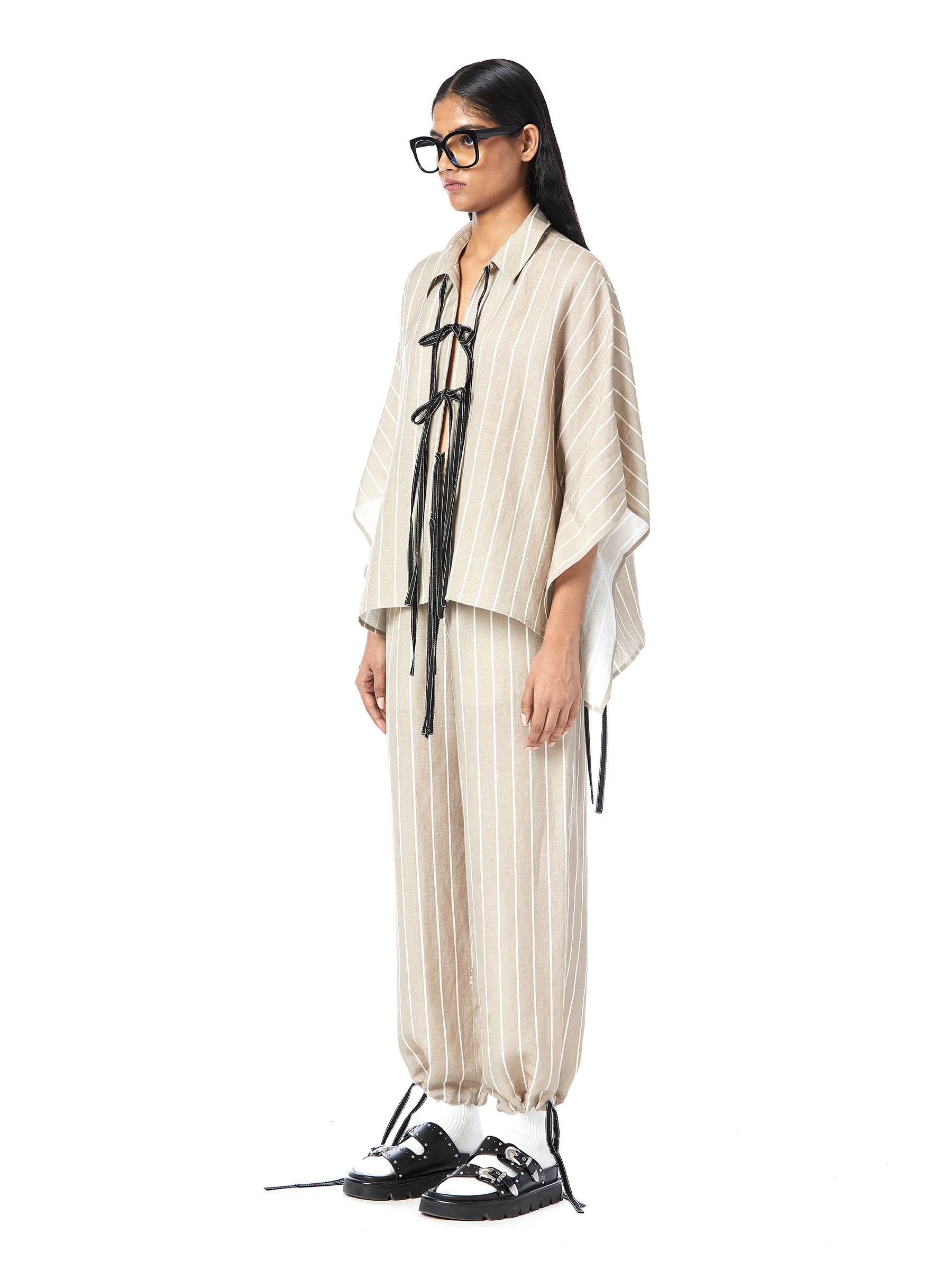 TIE-UP KAFTAN CO-ORD SET