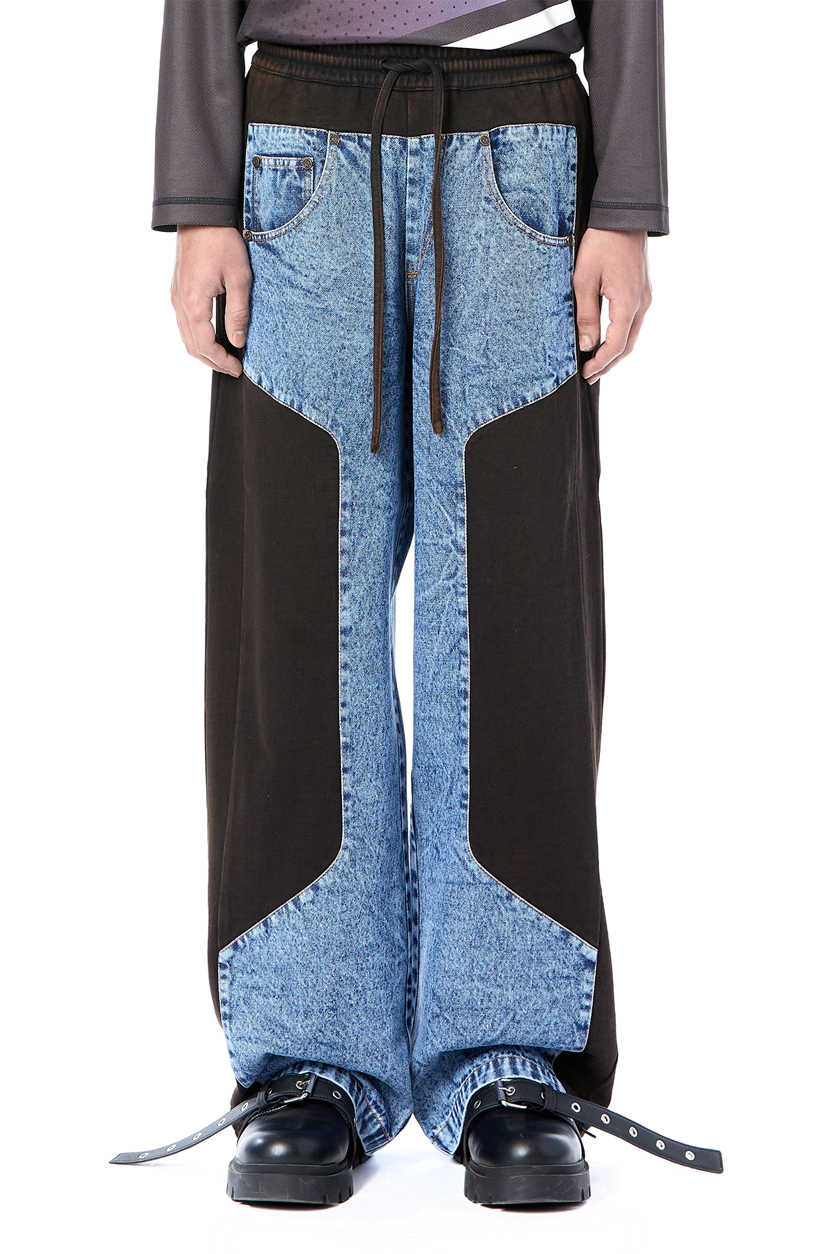 Paneled Sweatpants
