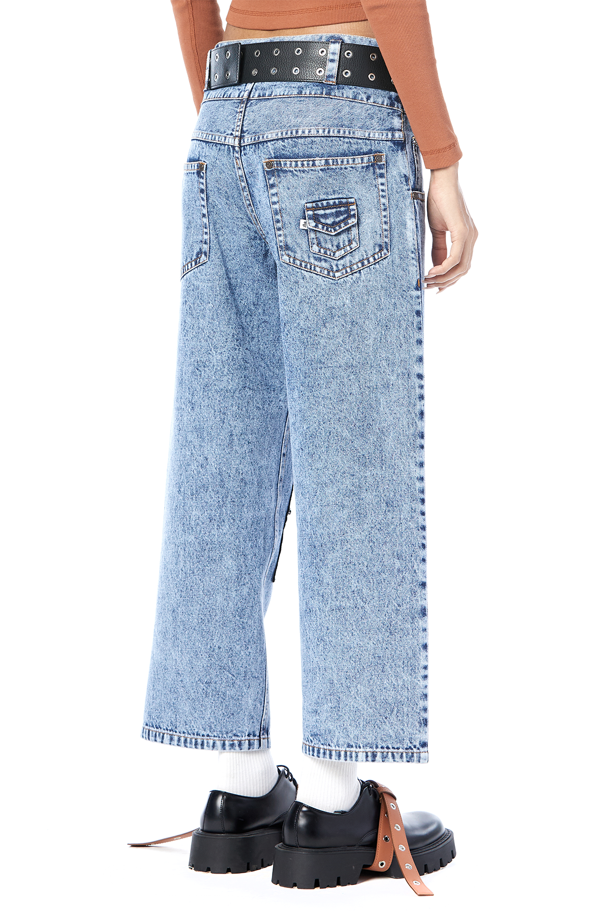 Handcrafted Patchwork Jeans