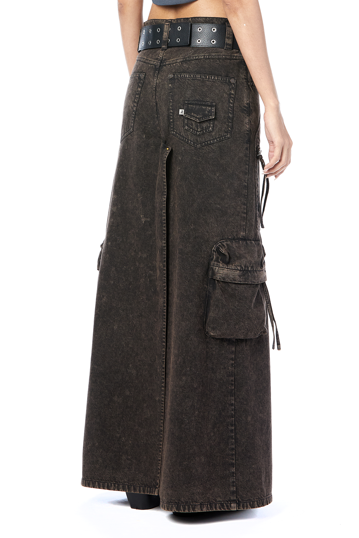 Split Cargo Skirt