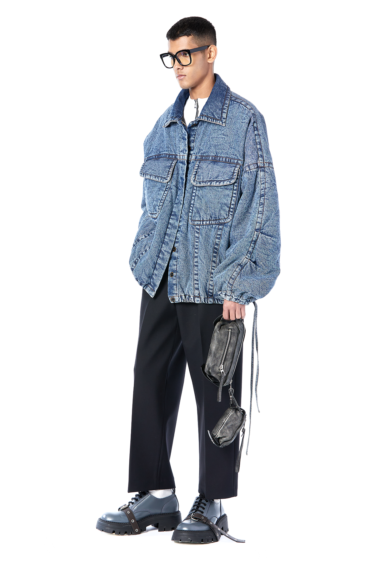 Padded Denim Jacket