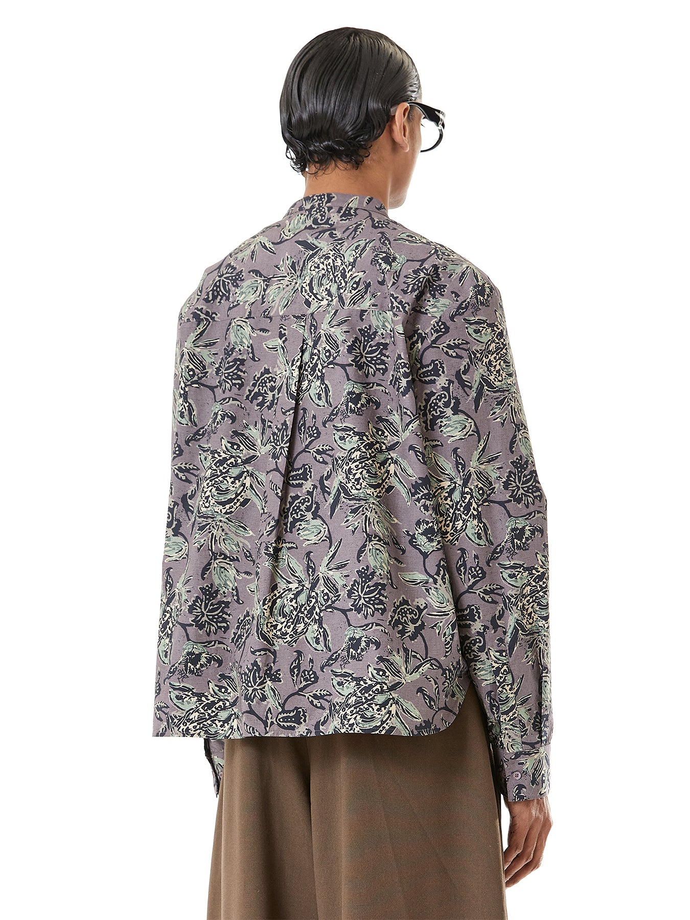 Deconstructed Mandarin Shirt