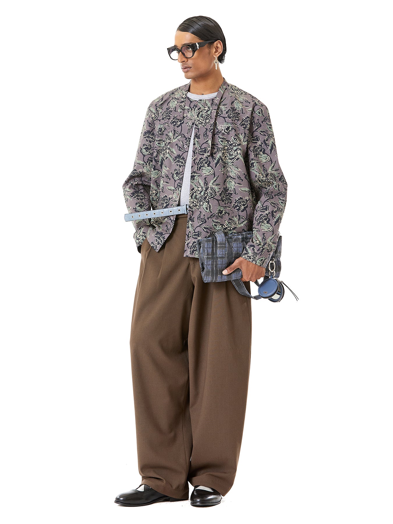 Deconstructed Mandarin Shirt