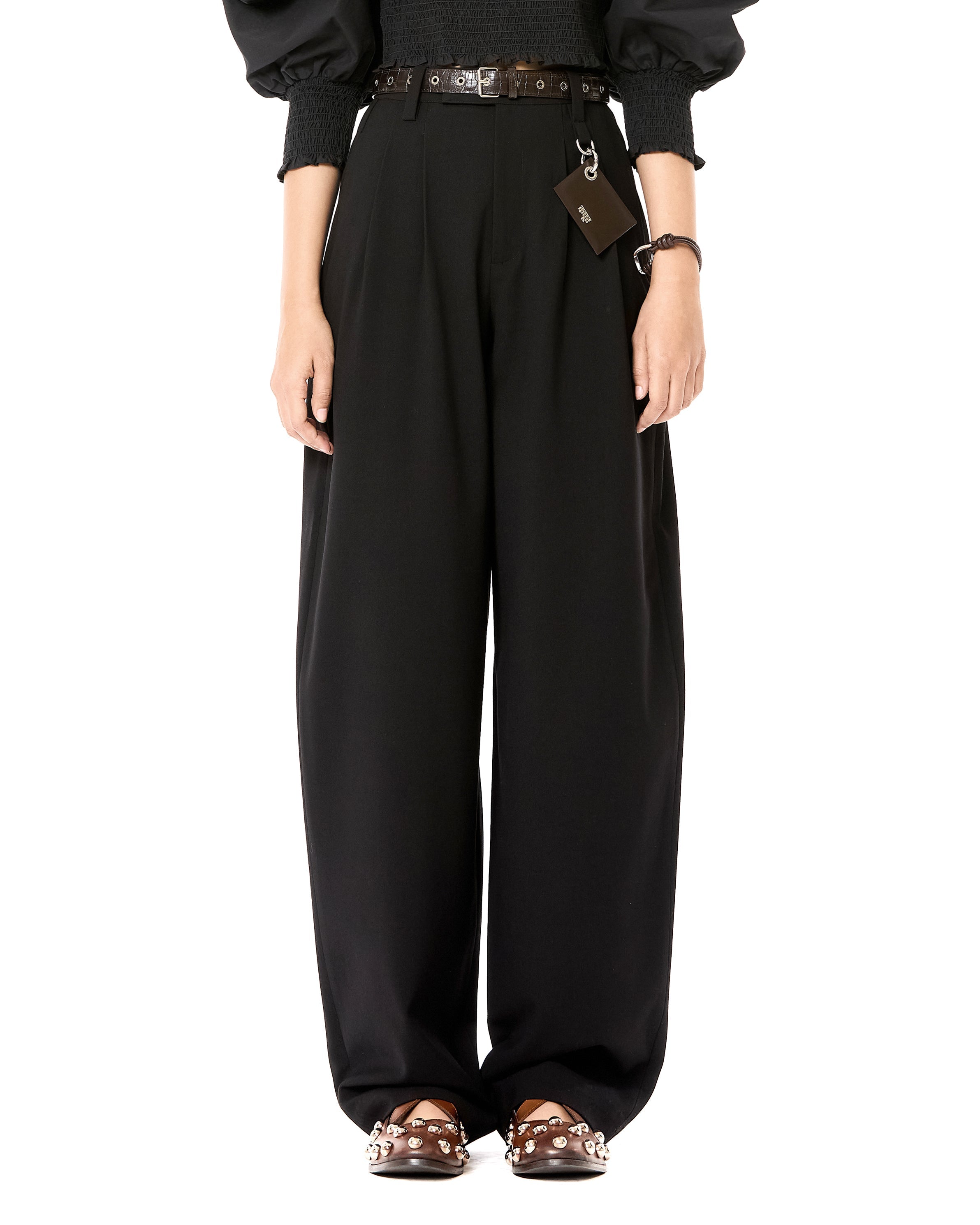 Draped Suiting Pants