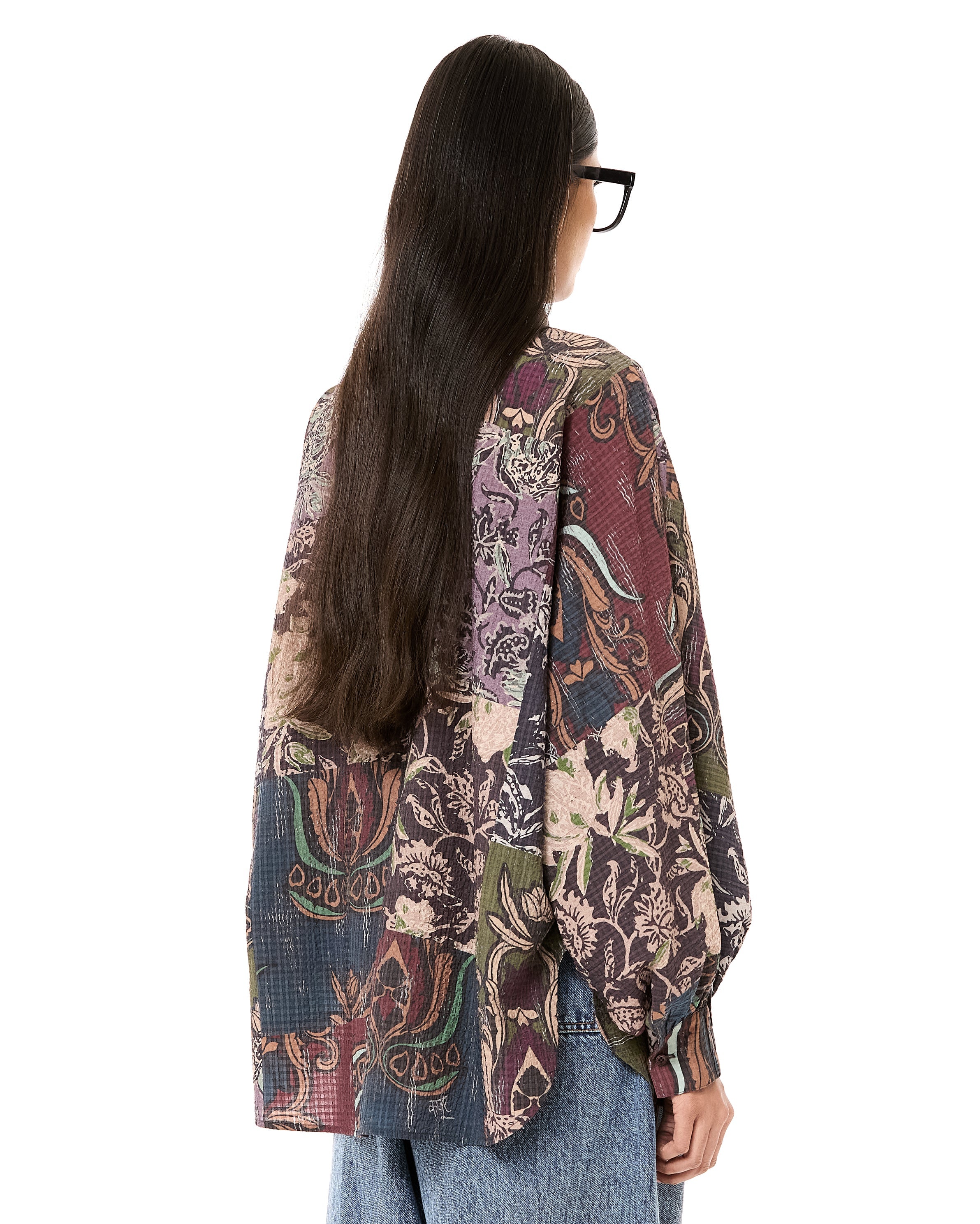 Multi Print Batwing Shirt