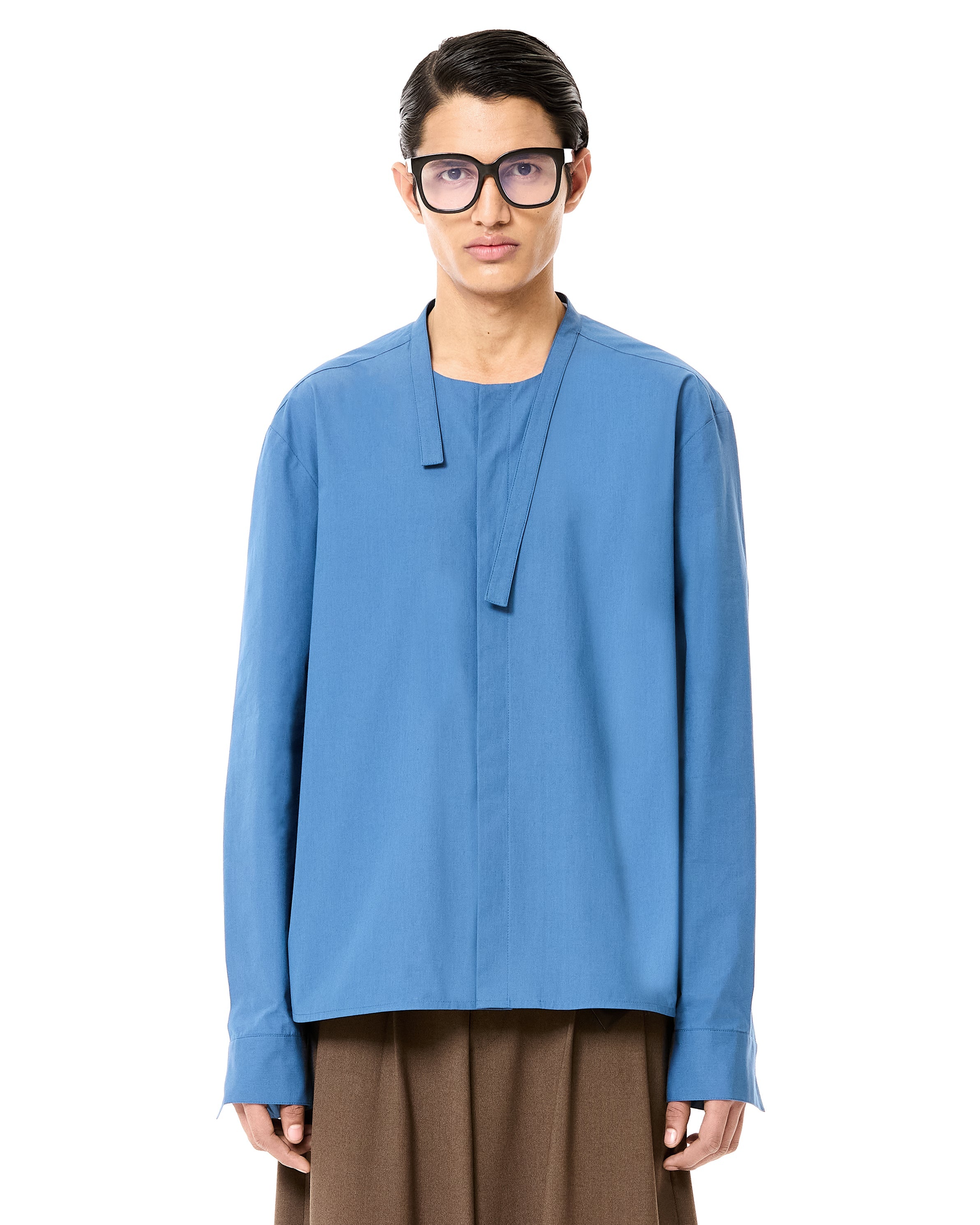 Deconstructed Mandarin Shirt