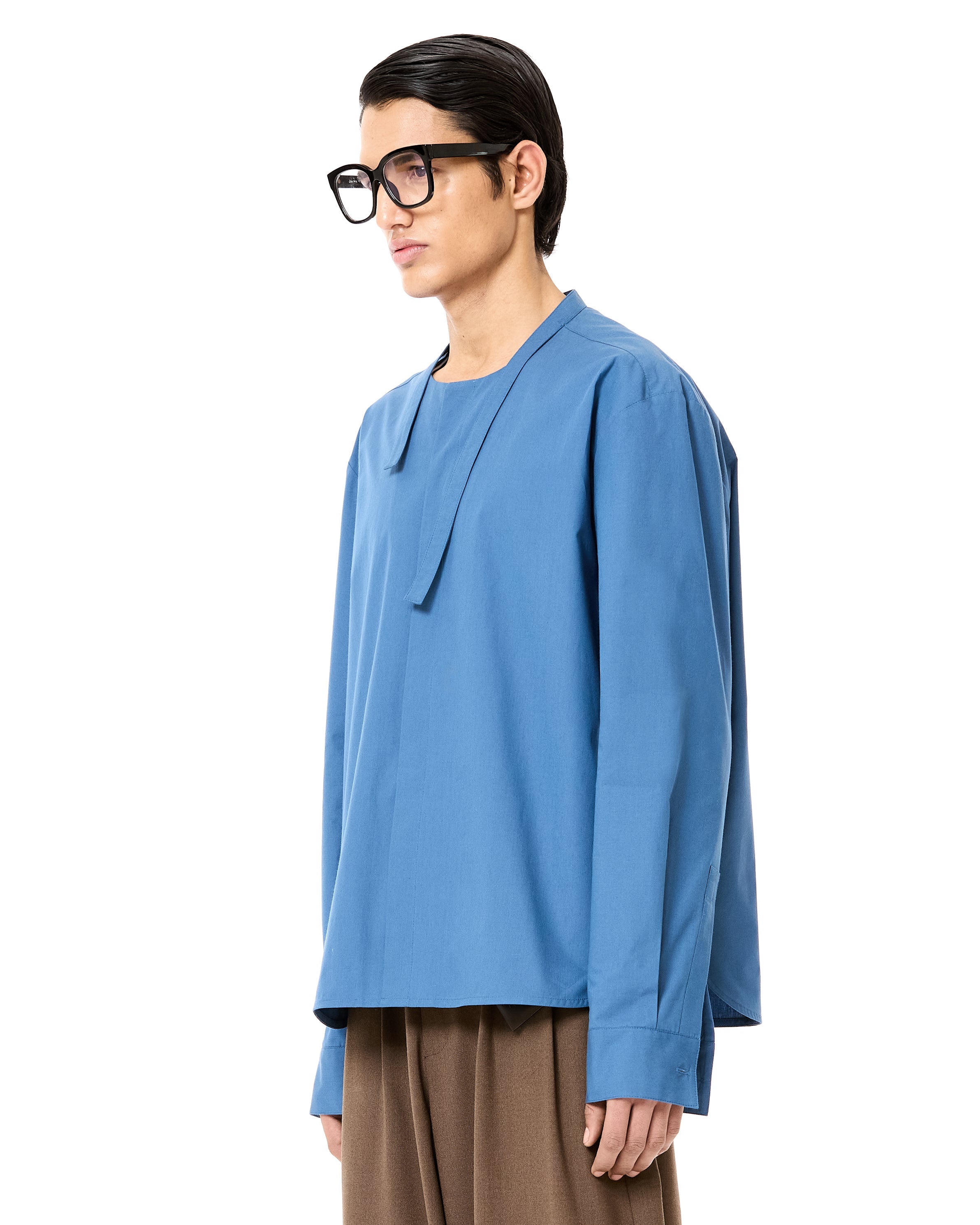 Deconstructed Mandarin Shirt