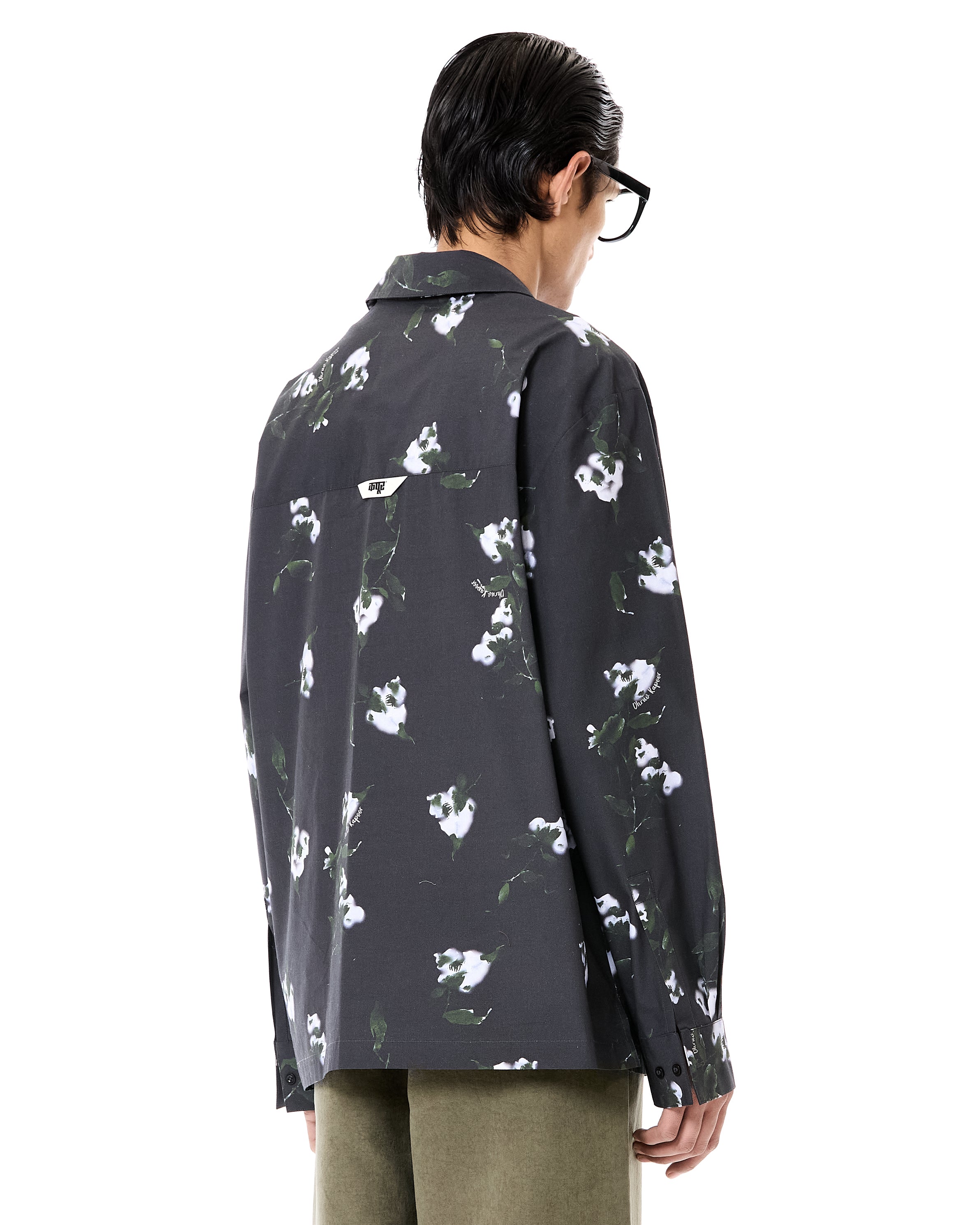 Printed Laced Polo Shirt