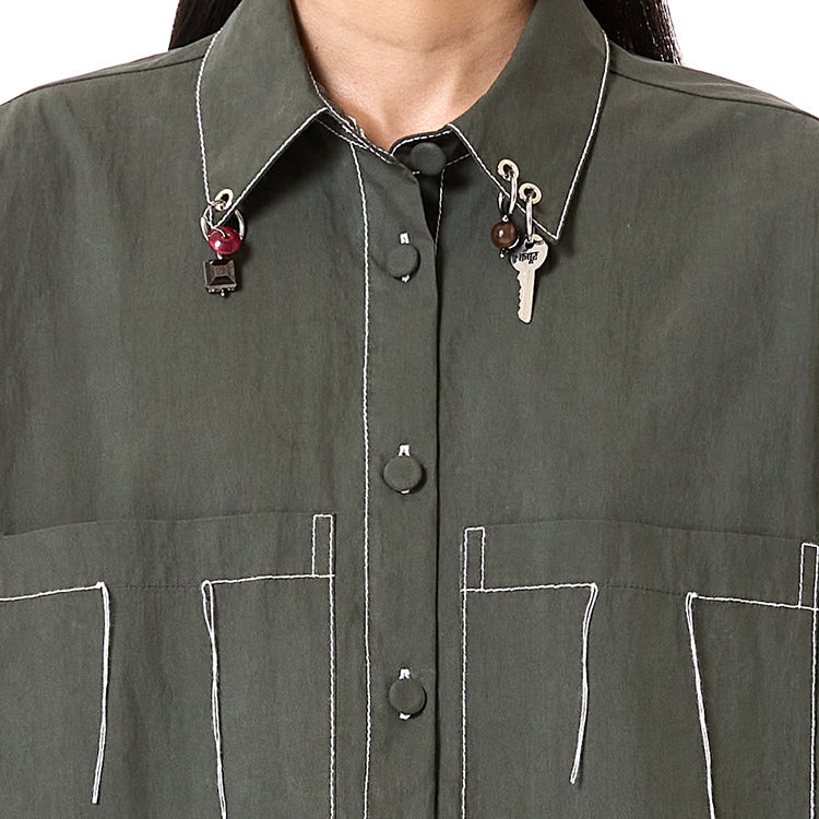 Pierced Half Tent Shirt