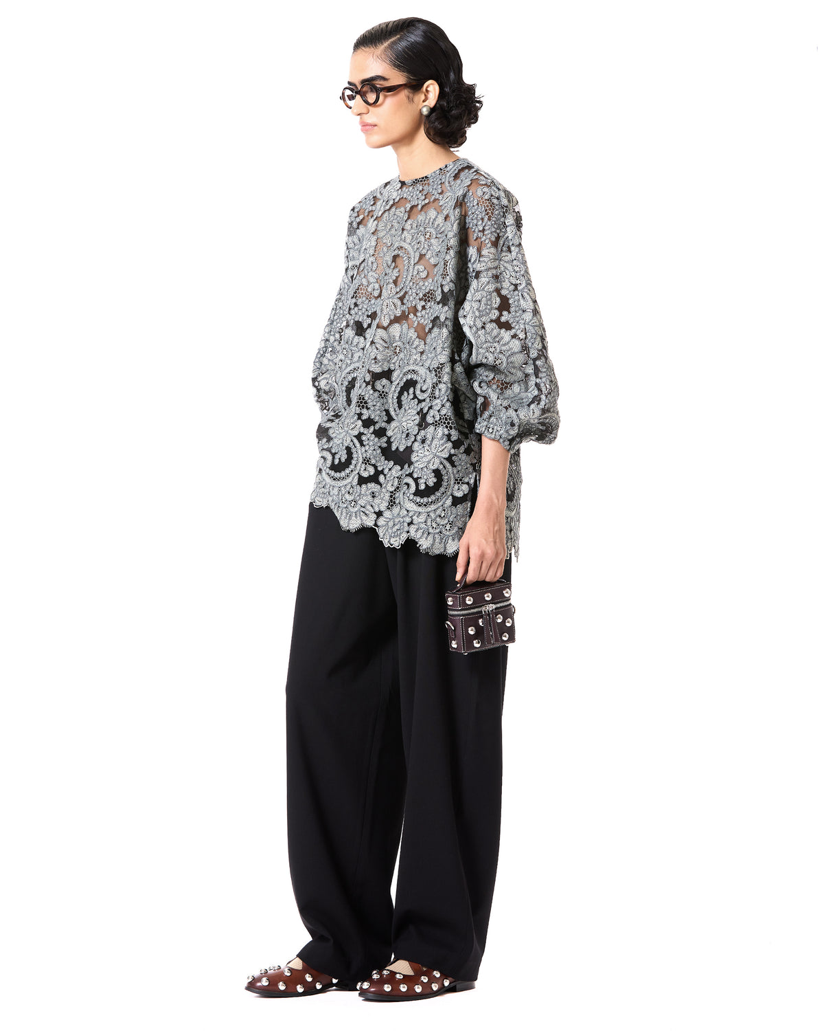 Lace Batwing Shirt