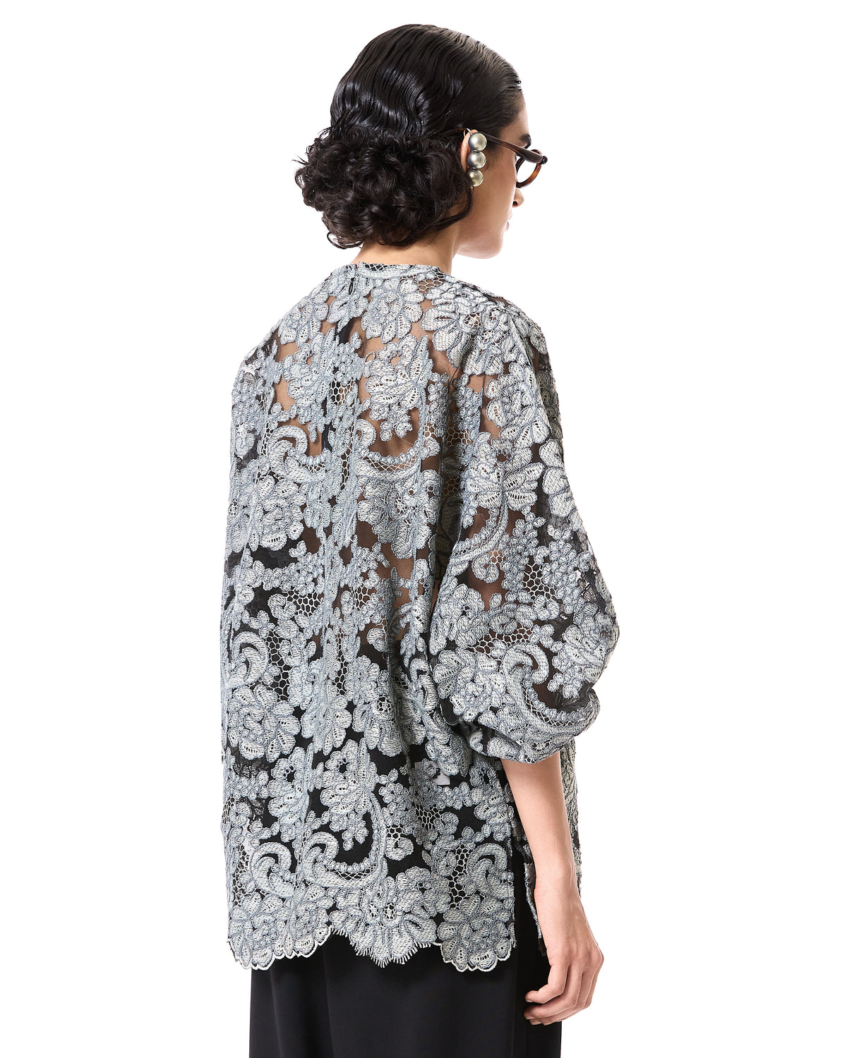 Lace Batwing Shirt