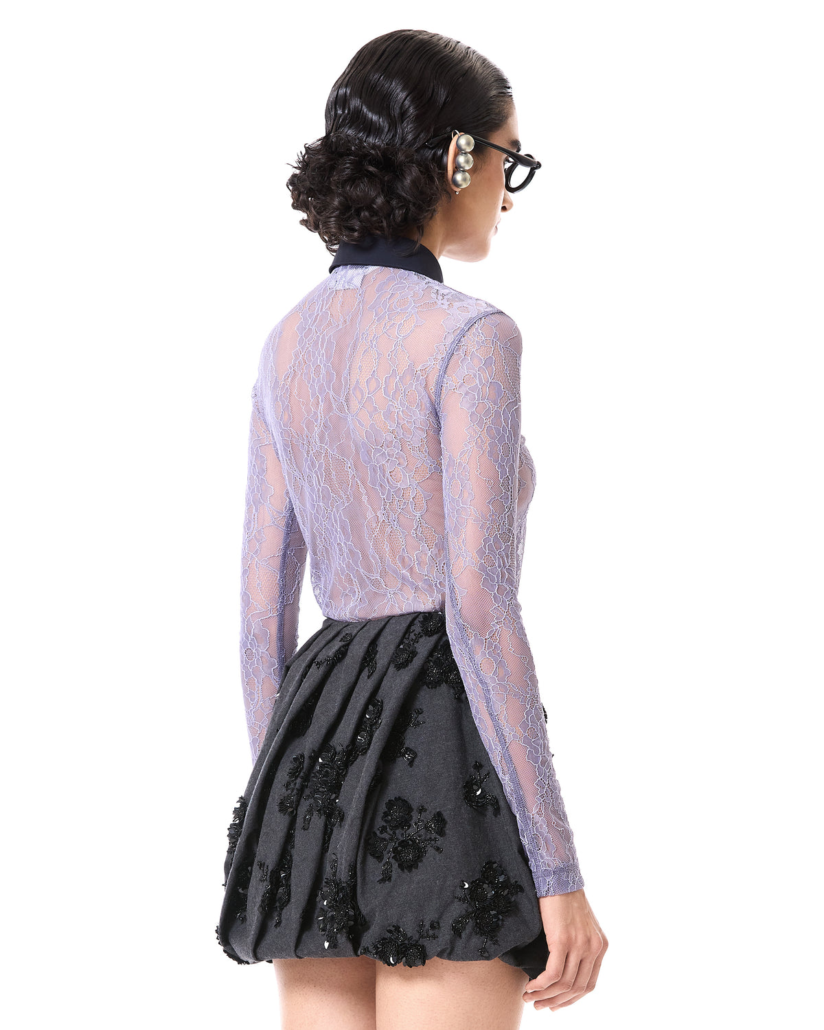 Pierced Lace Polo