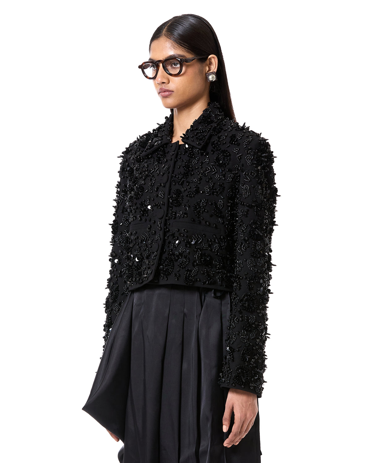 Handcrafted Cropped Jacket
