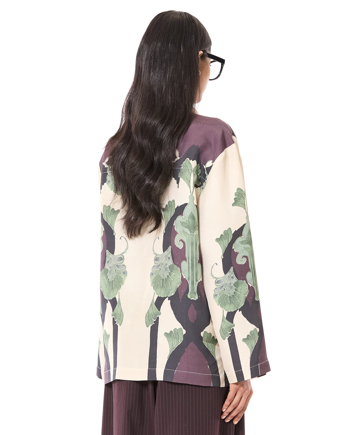 Deco Print Cowl Polo Shirt