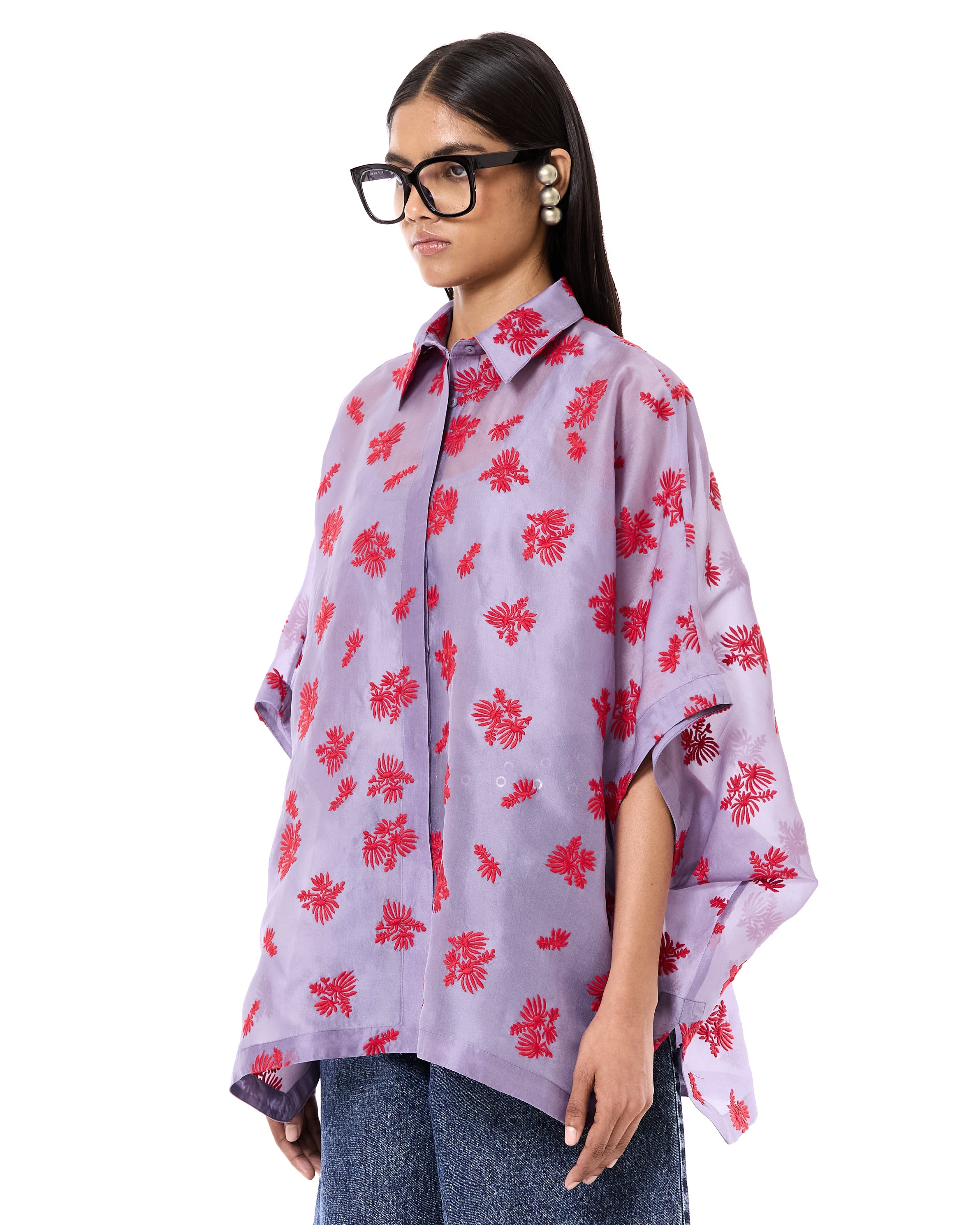 Embroidered Half Tent Shirt