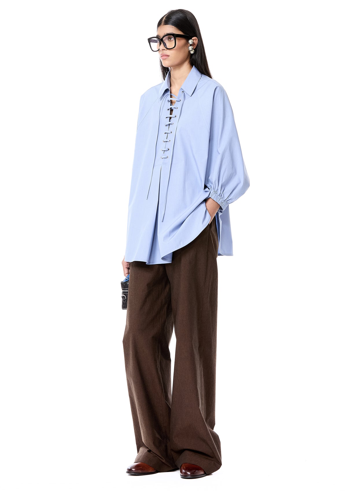 Laced Polo batwing Shirt