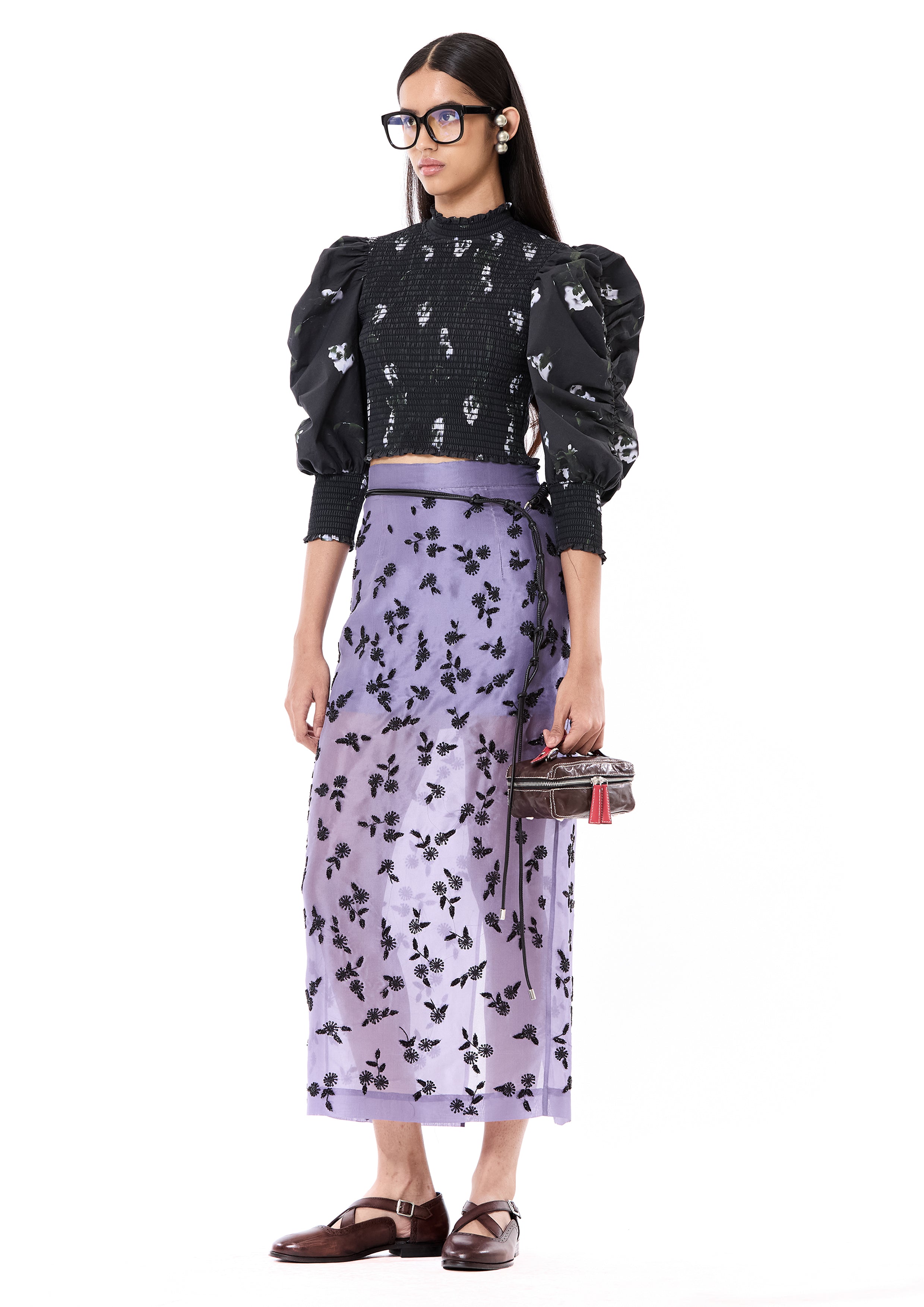 Handcrafted Sheer Skirt