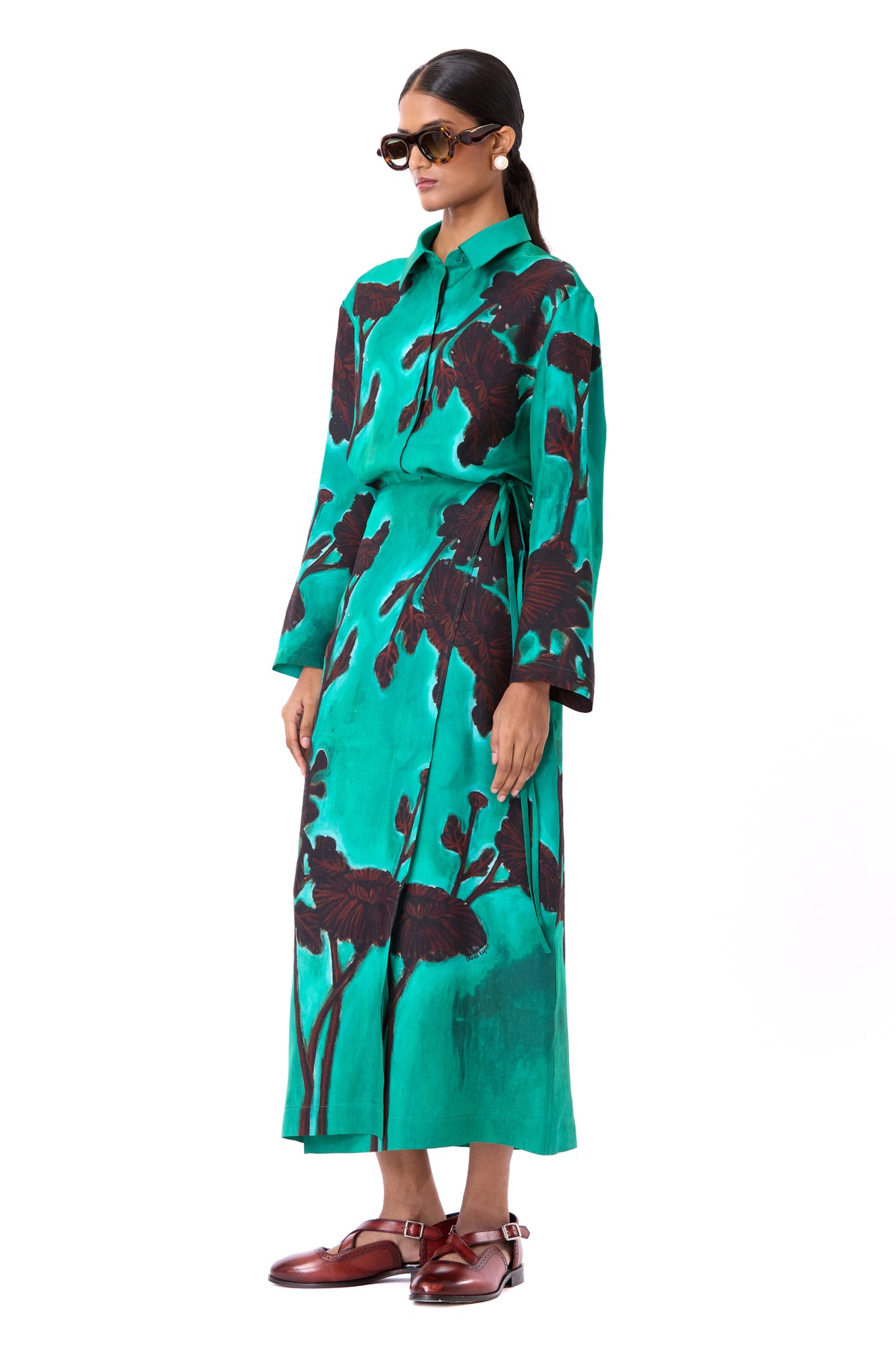 Engineered Draped Co-ord Set