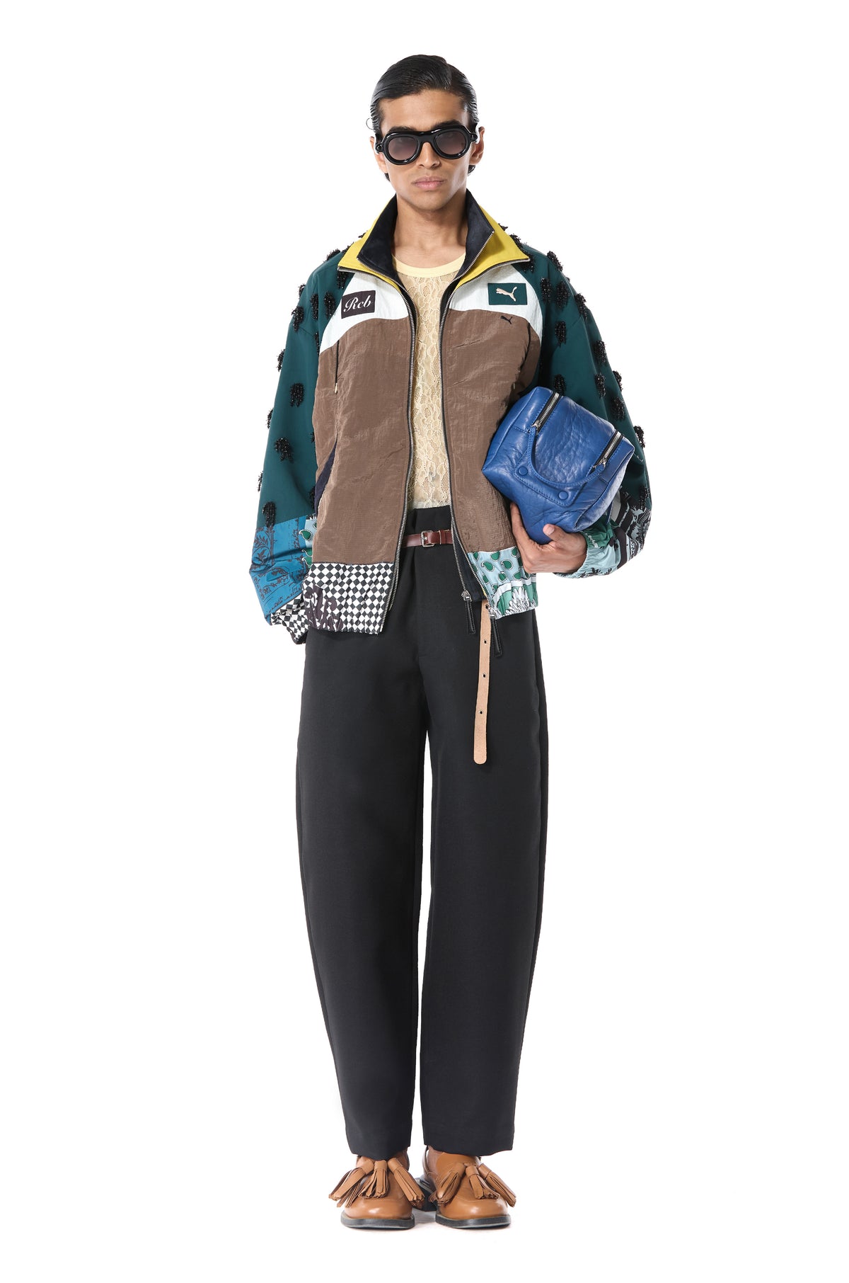 Dual Front Bomber Jacket PUMA X RCB X DK