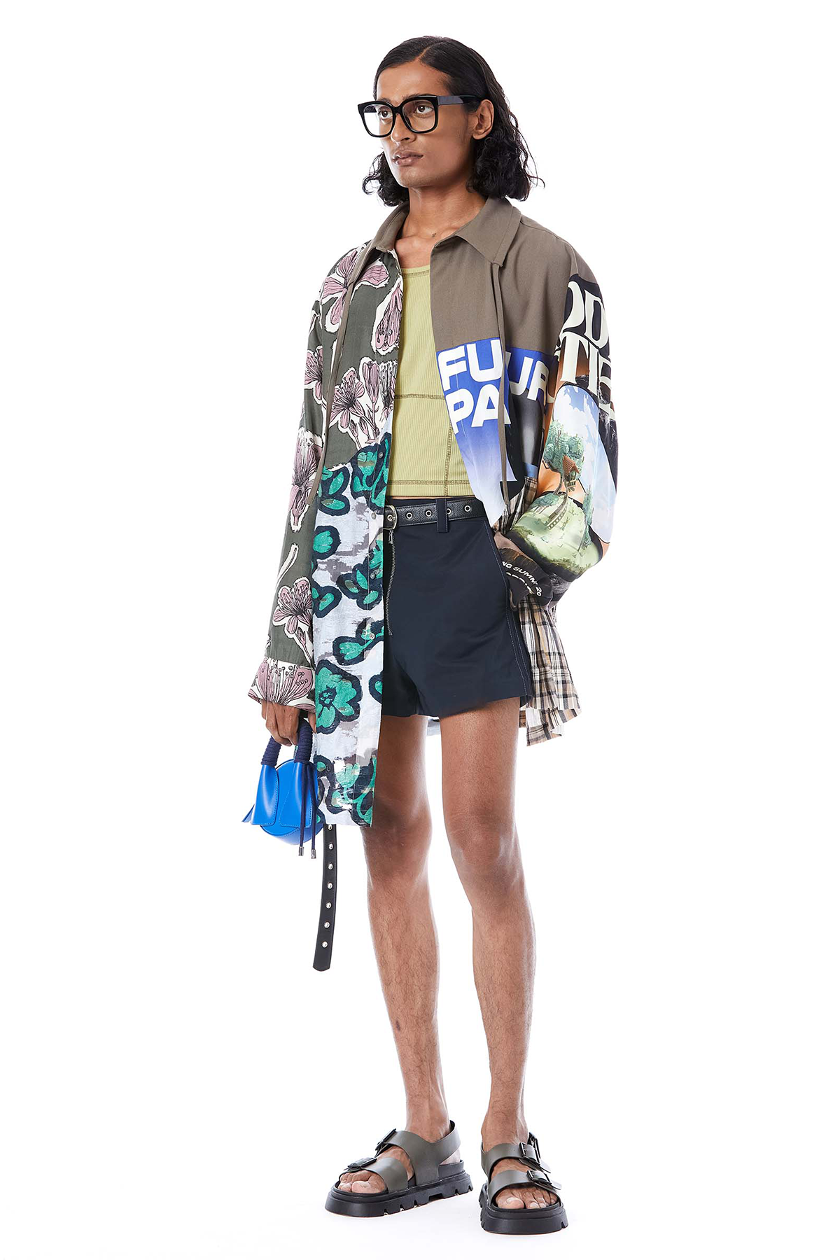 MIX MEDIA OVERSIZED SHIRT