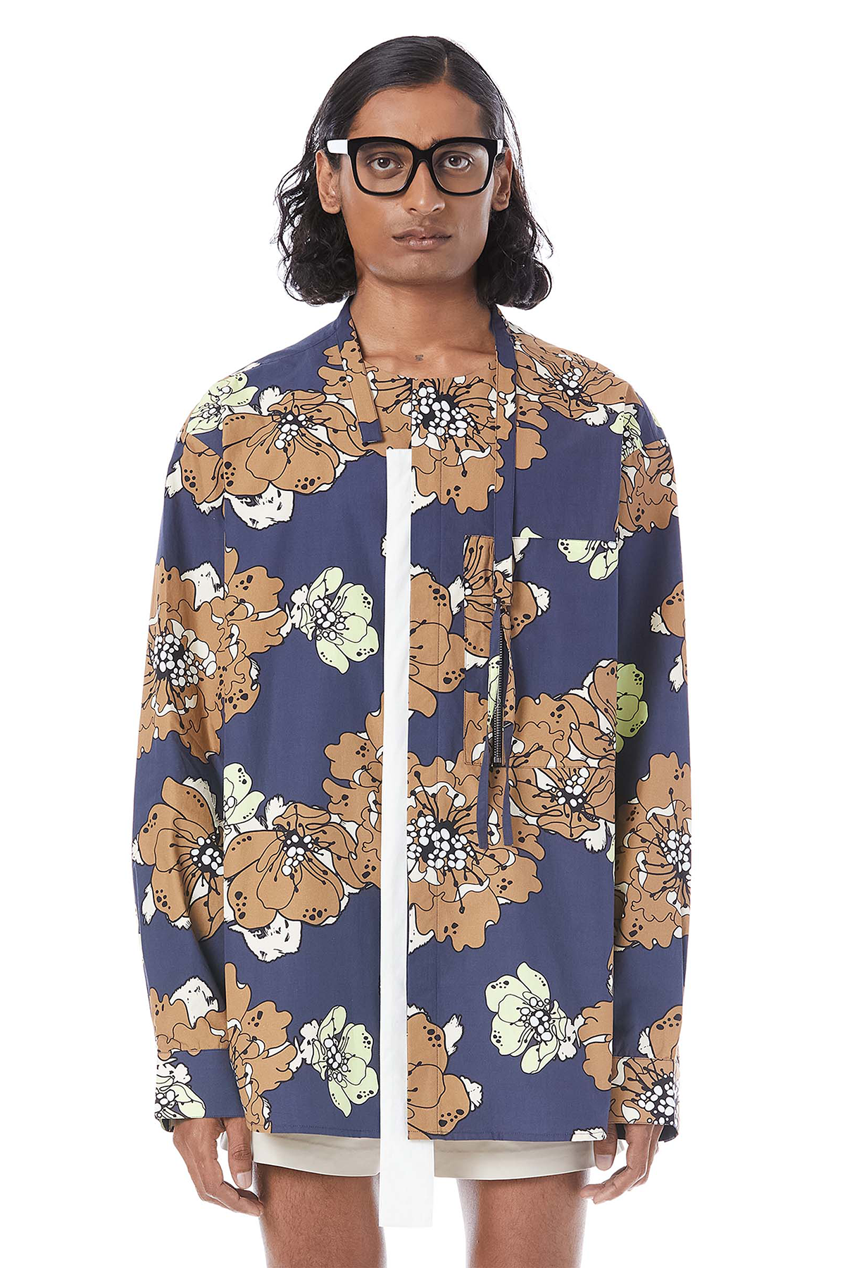 FLORA ZIP-POCKET SHIRT