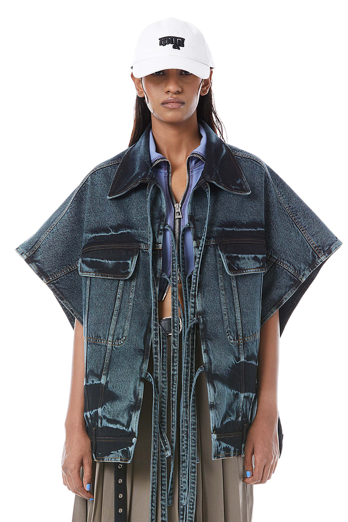 TIE-UP KAFTAN JACKET