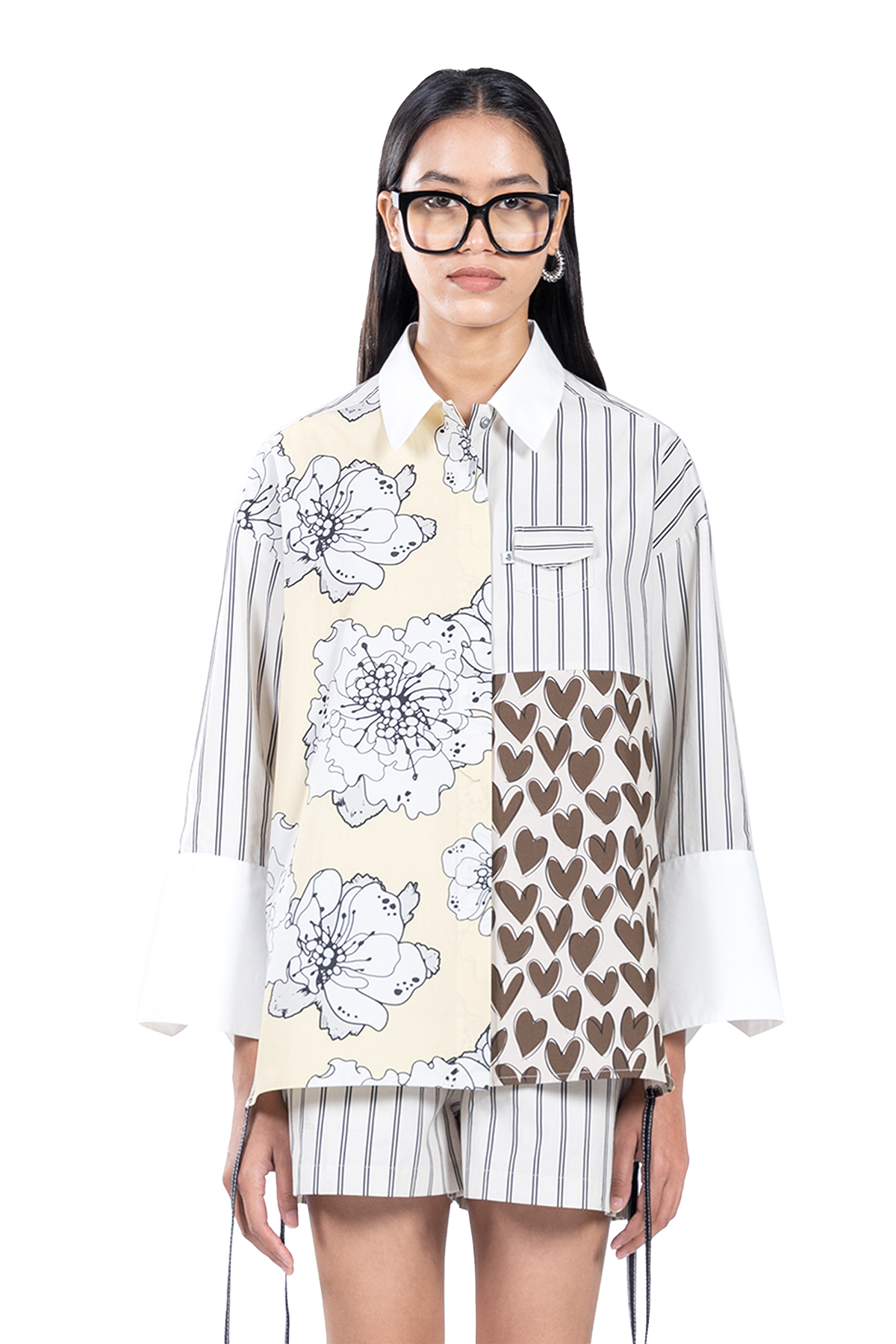 Oversized Paneled Co-ord Set