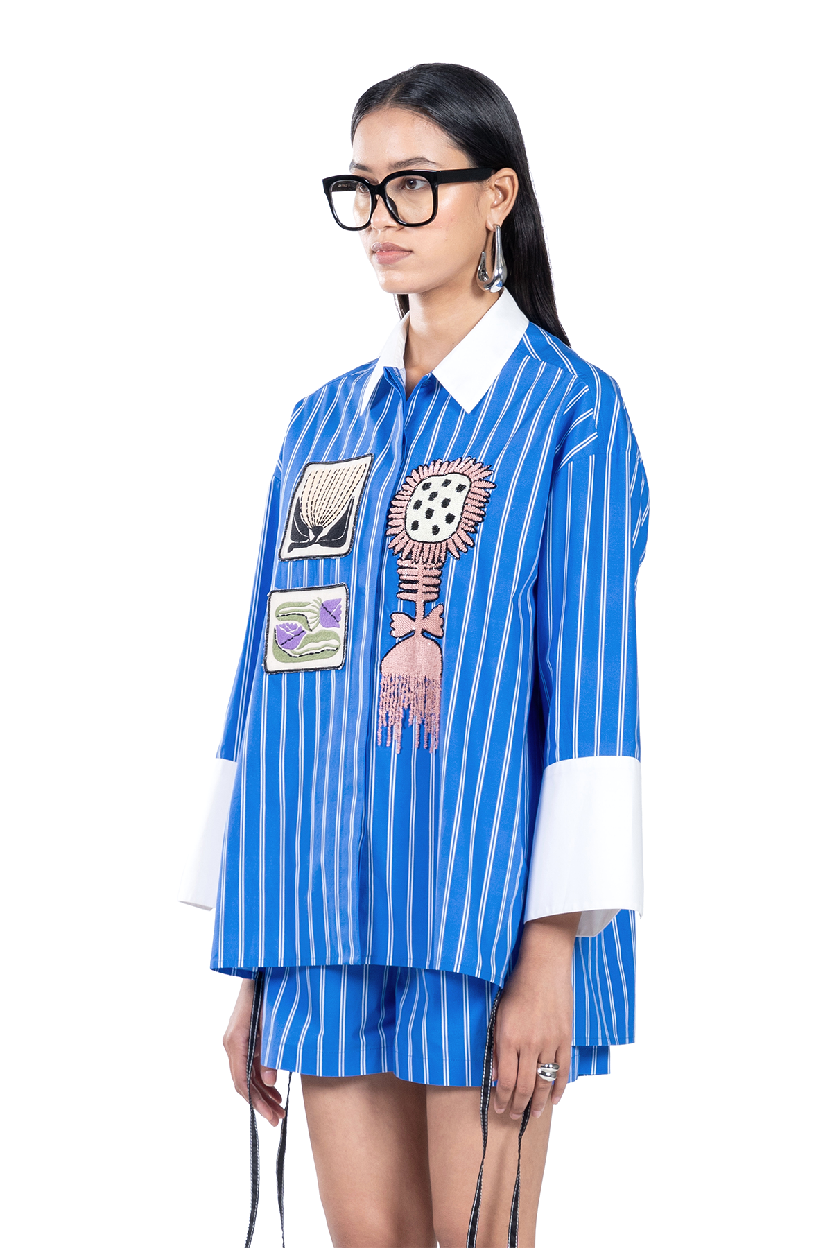 Handcrafted Striper Co-ord Set