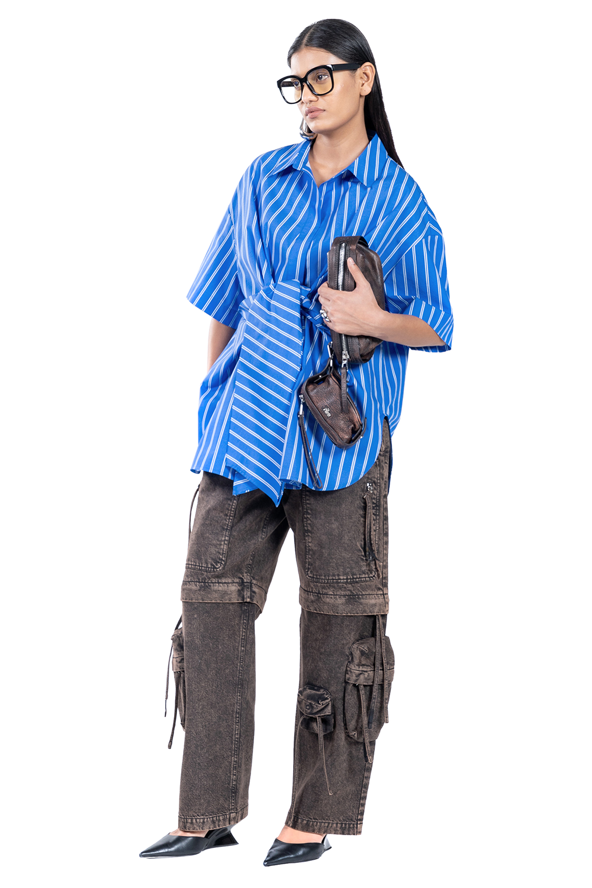 Oversized Knotted Shirt