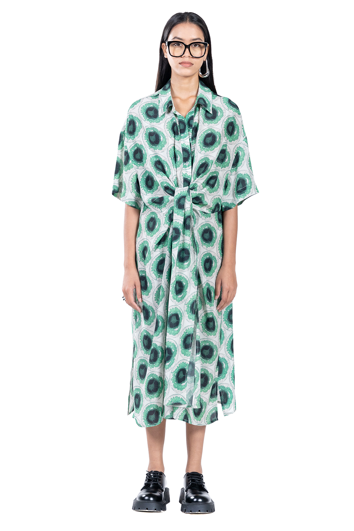 Oversized Knotted Dress