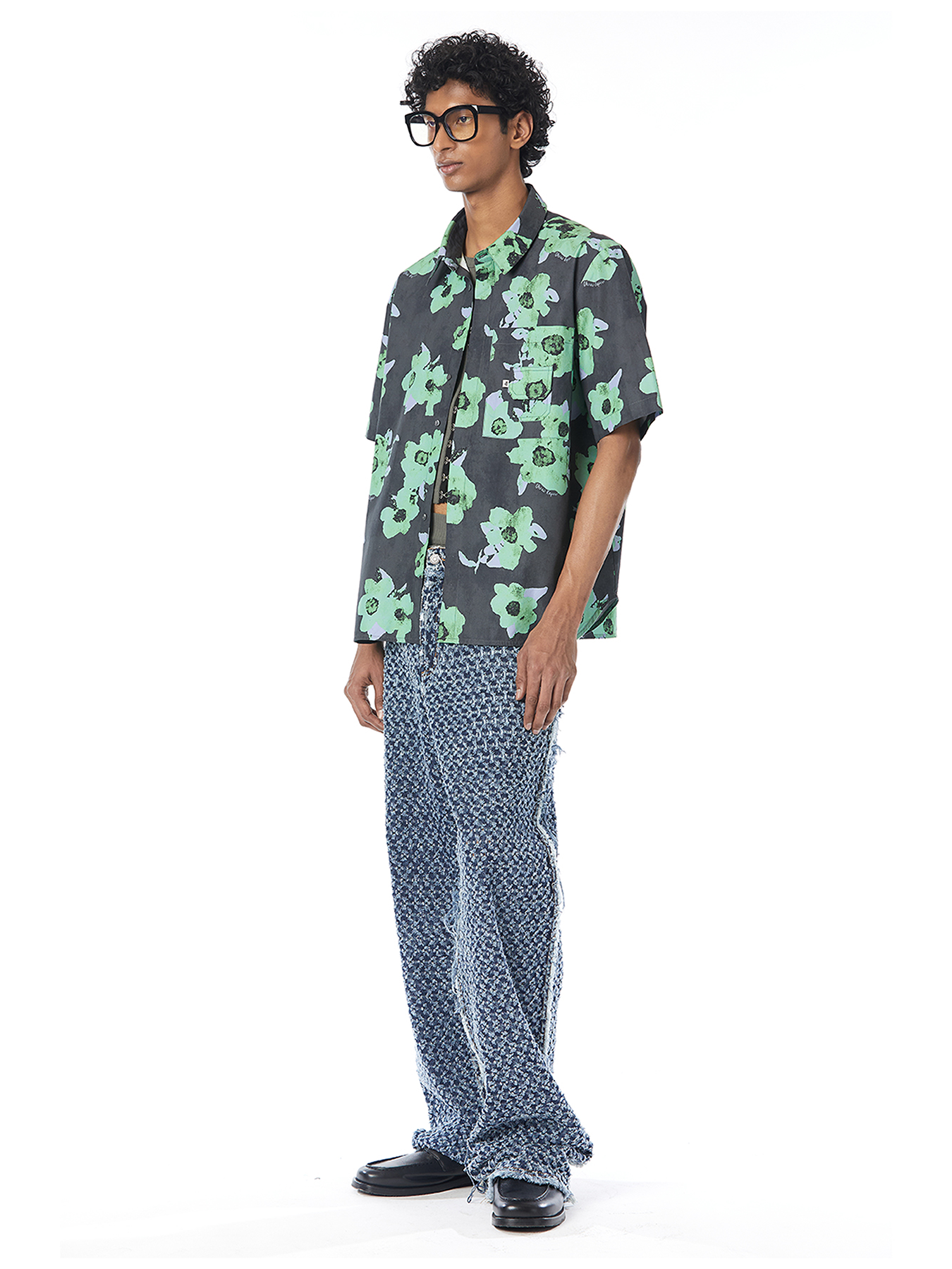 Floral Art Print Shirt