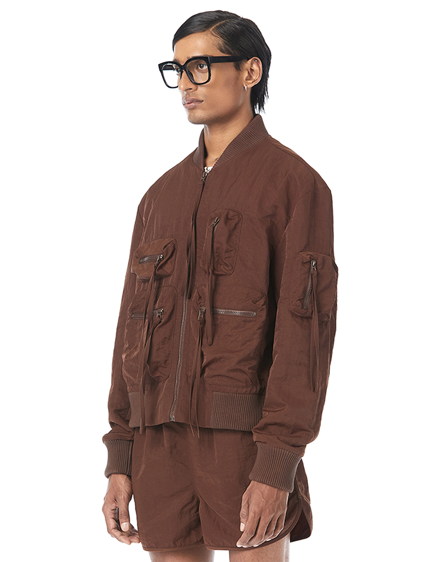 Cropped Utility Bomber