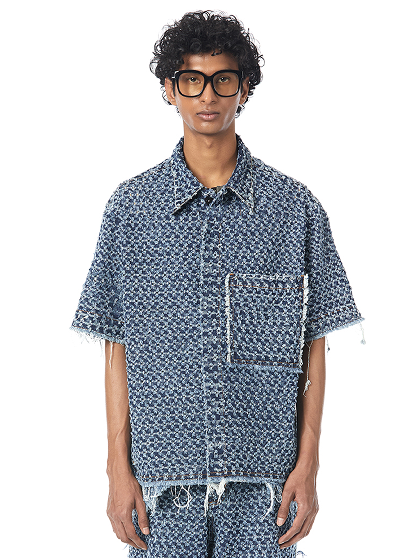 Punctured Kimono Shirt