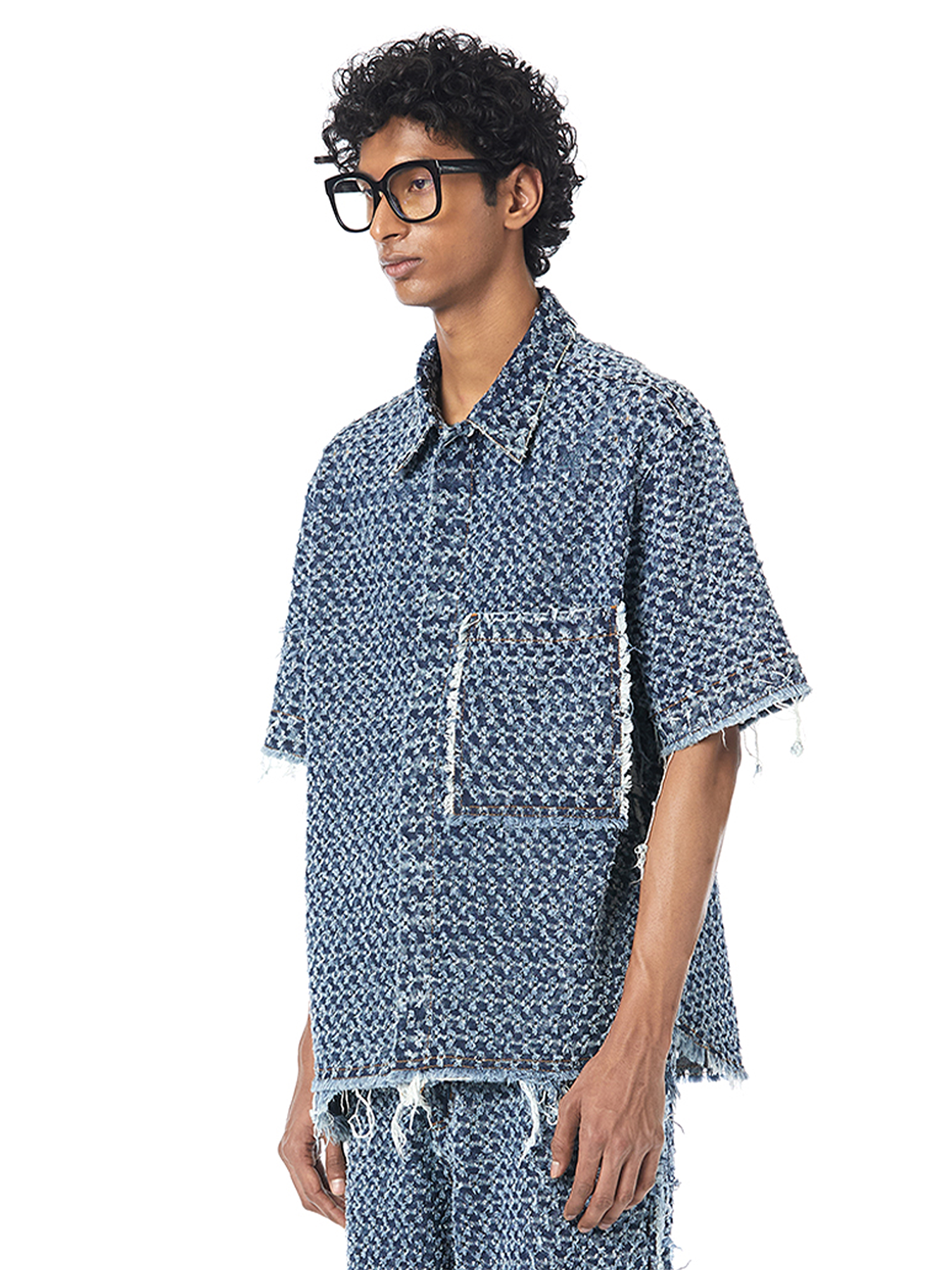 Punctured Kimono Shirt