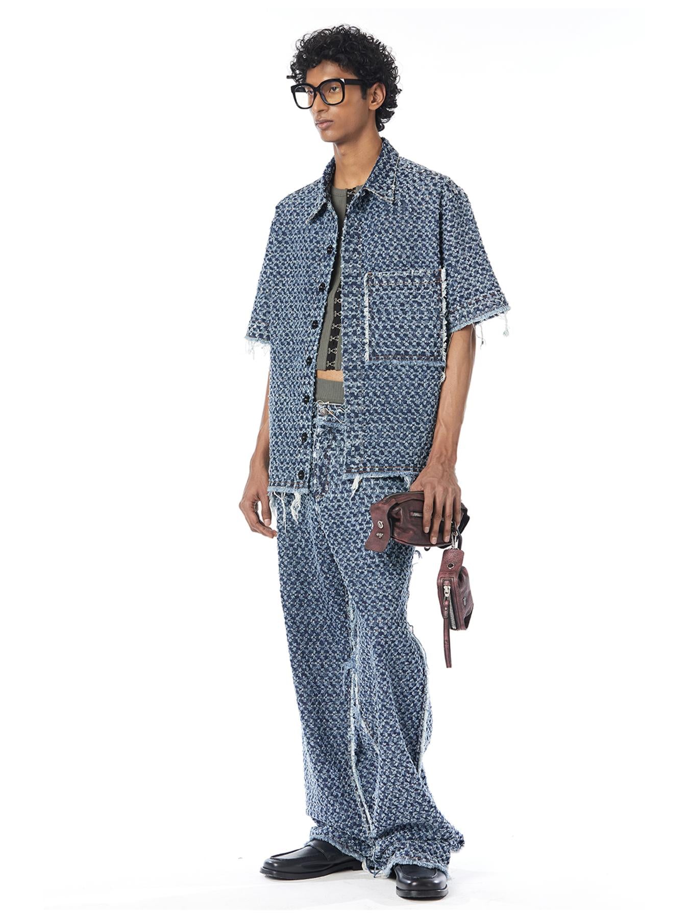Punctured Kimono Shirt