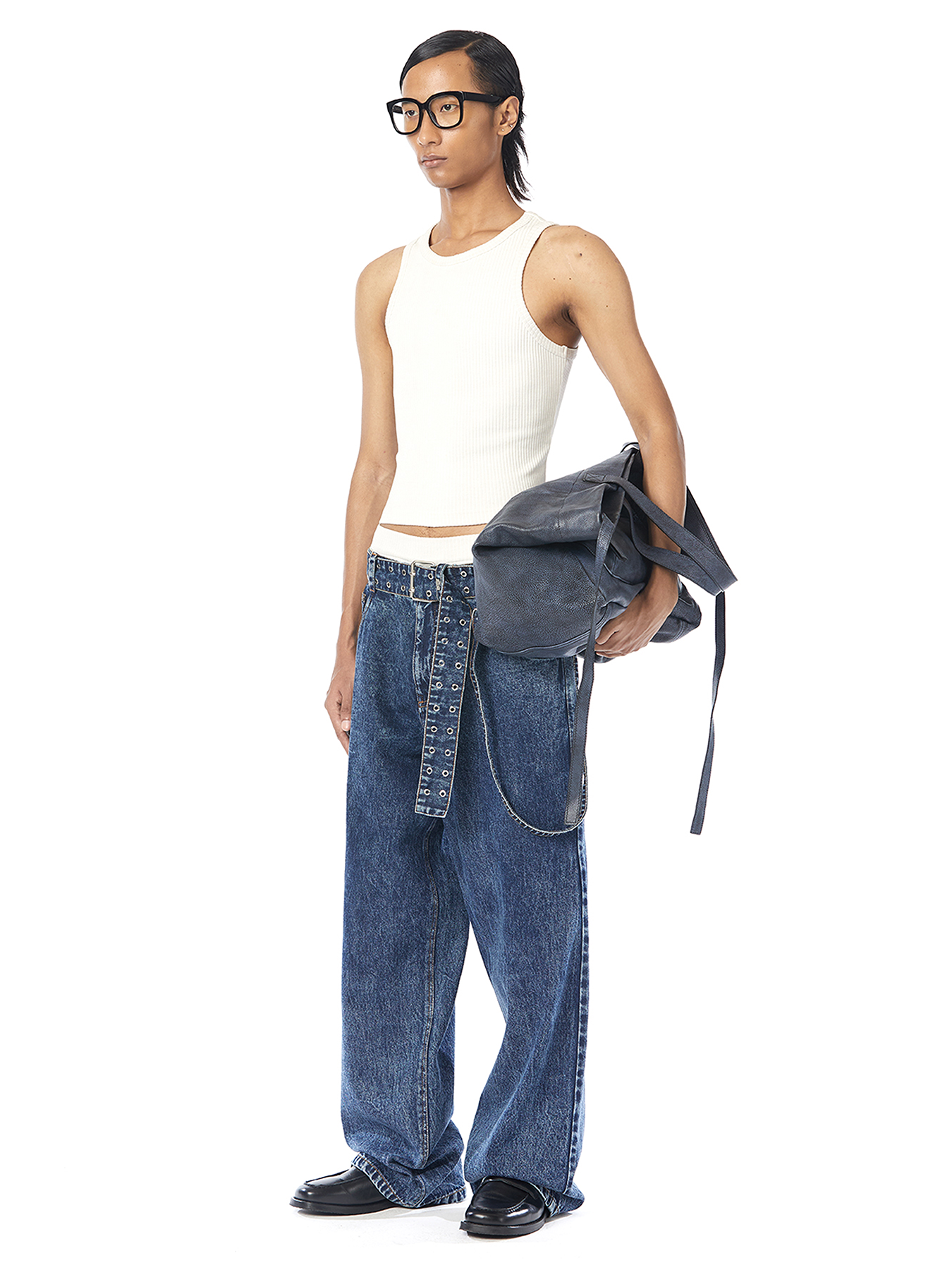 Baggy Jeans with Belt
