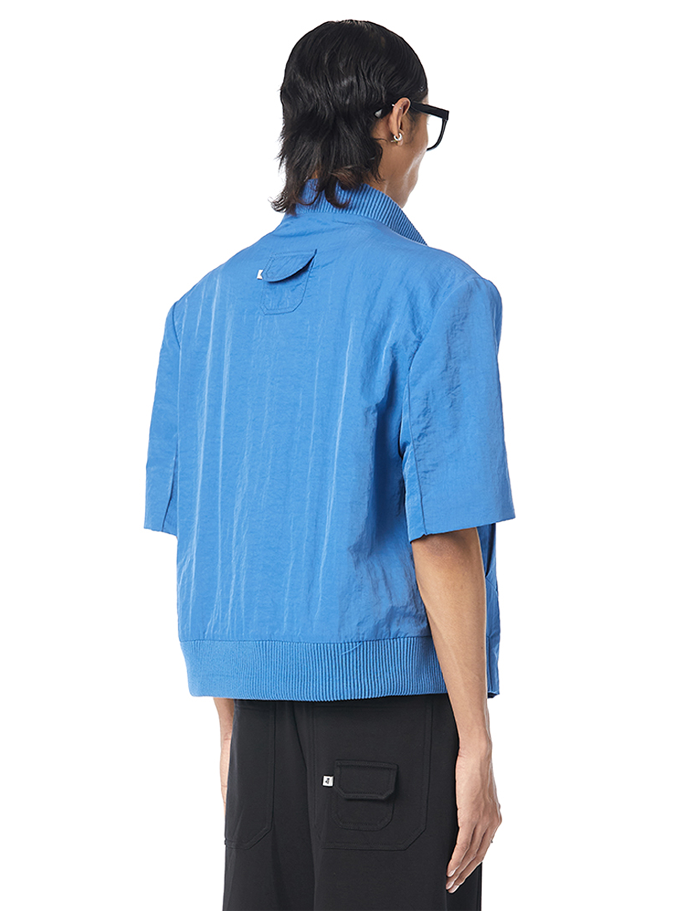 Expanded Half-Sleeves Bomber Jacket