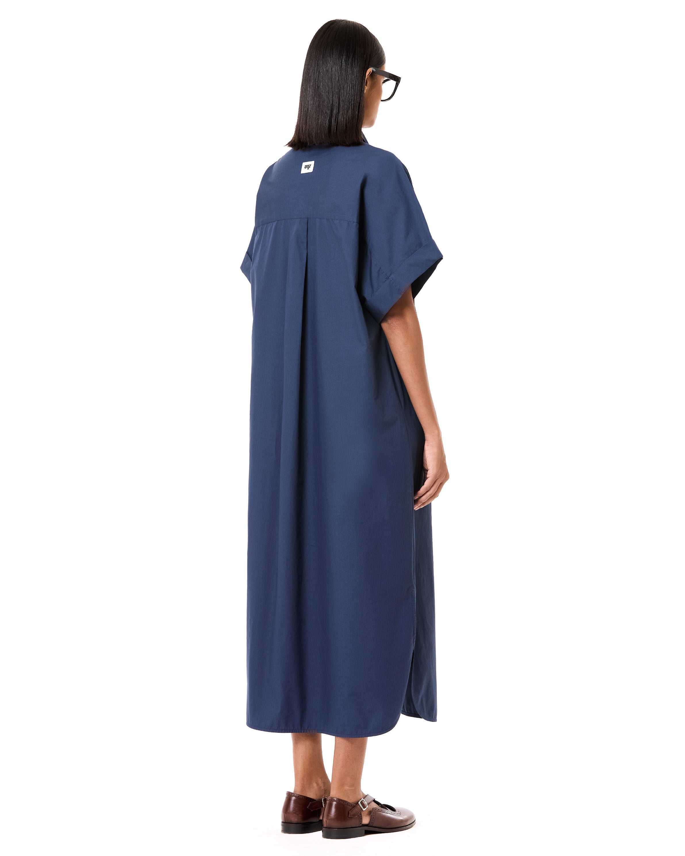 Half Polo Batwing Dress