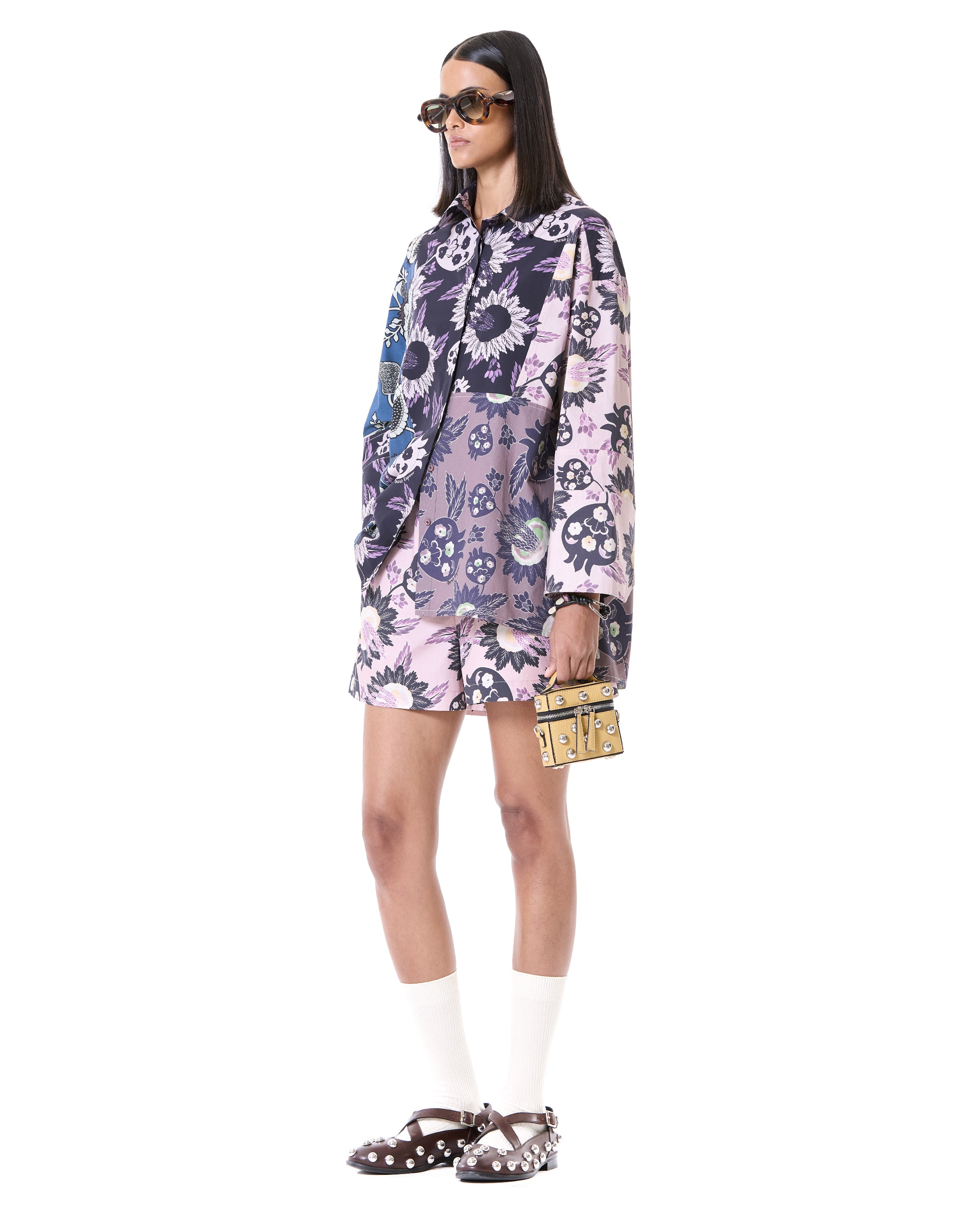 Paneled Shirt Co-ord Set